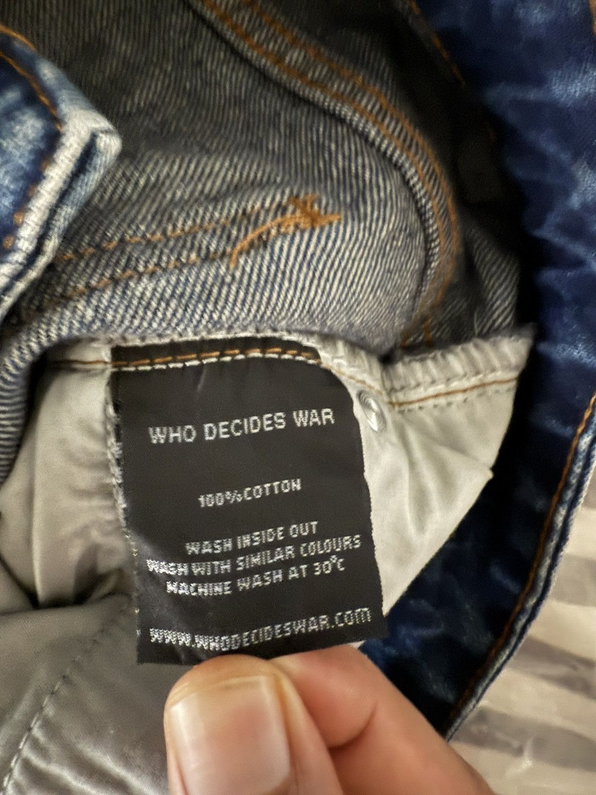 Who Decides War Furor Waxed Denim Size US 32 / EU 48 - 3 Thumbnail