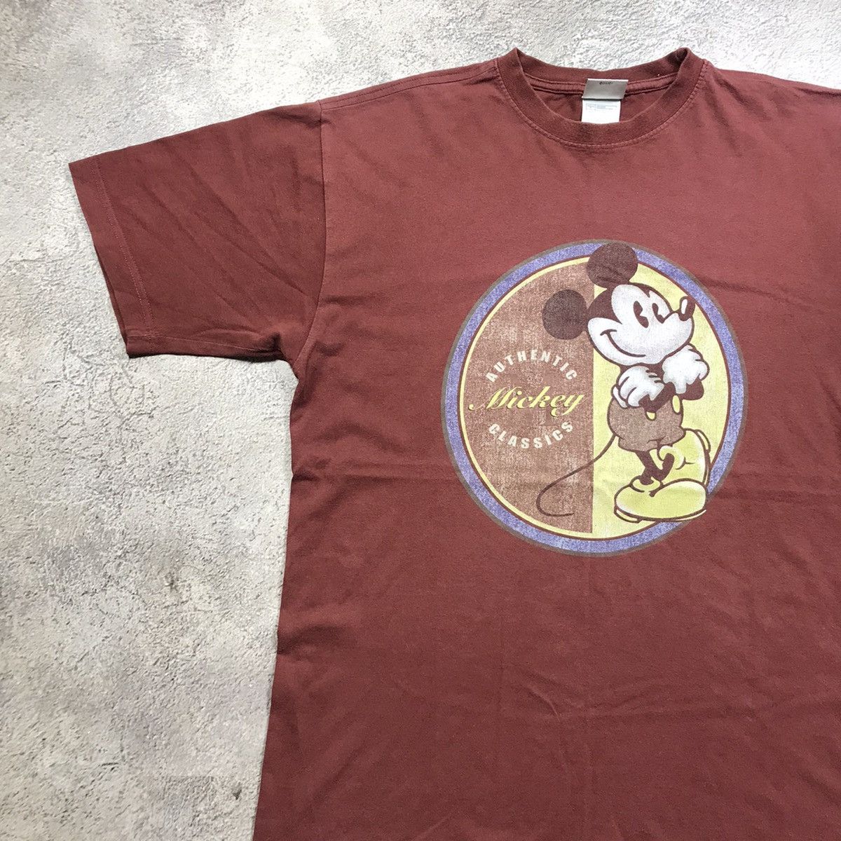 Vintage Vintage 90s Disney Mickey Mouse Sun Faded Graphic Tee Y2K XL Size US XL / EU 56 / 4 - 2 Thumbnail