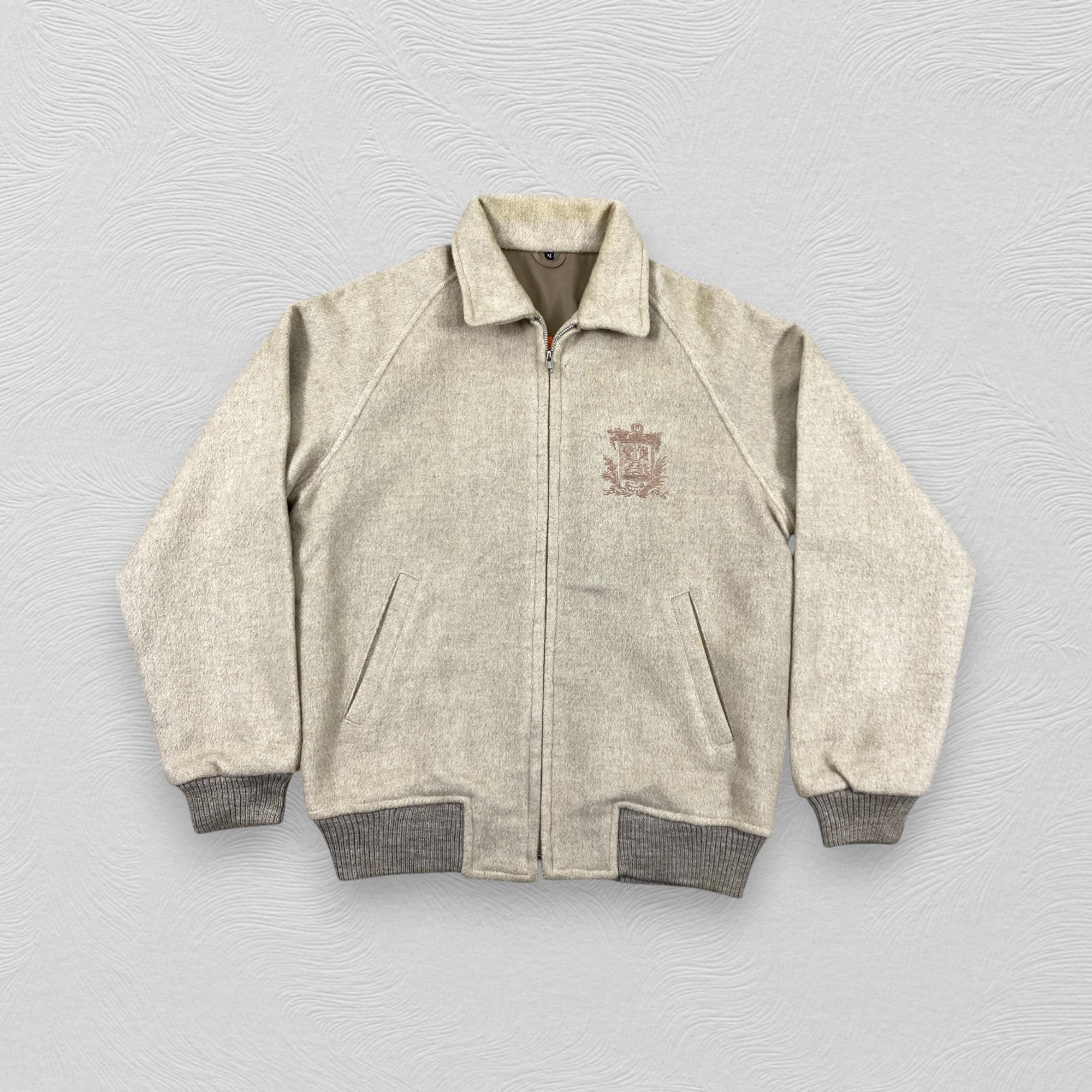 Japanese Brand Japanese Brand Wool Bomber Jacket -J180 Size US S / EU 44-46 / 1 - 1 Thumbnail