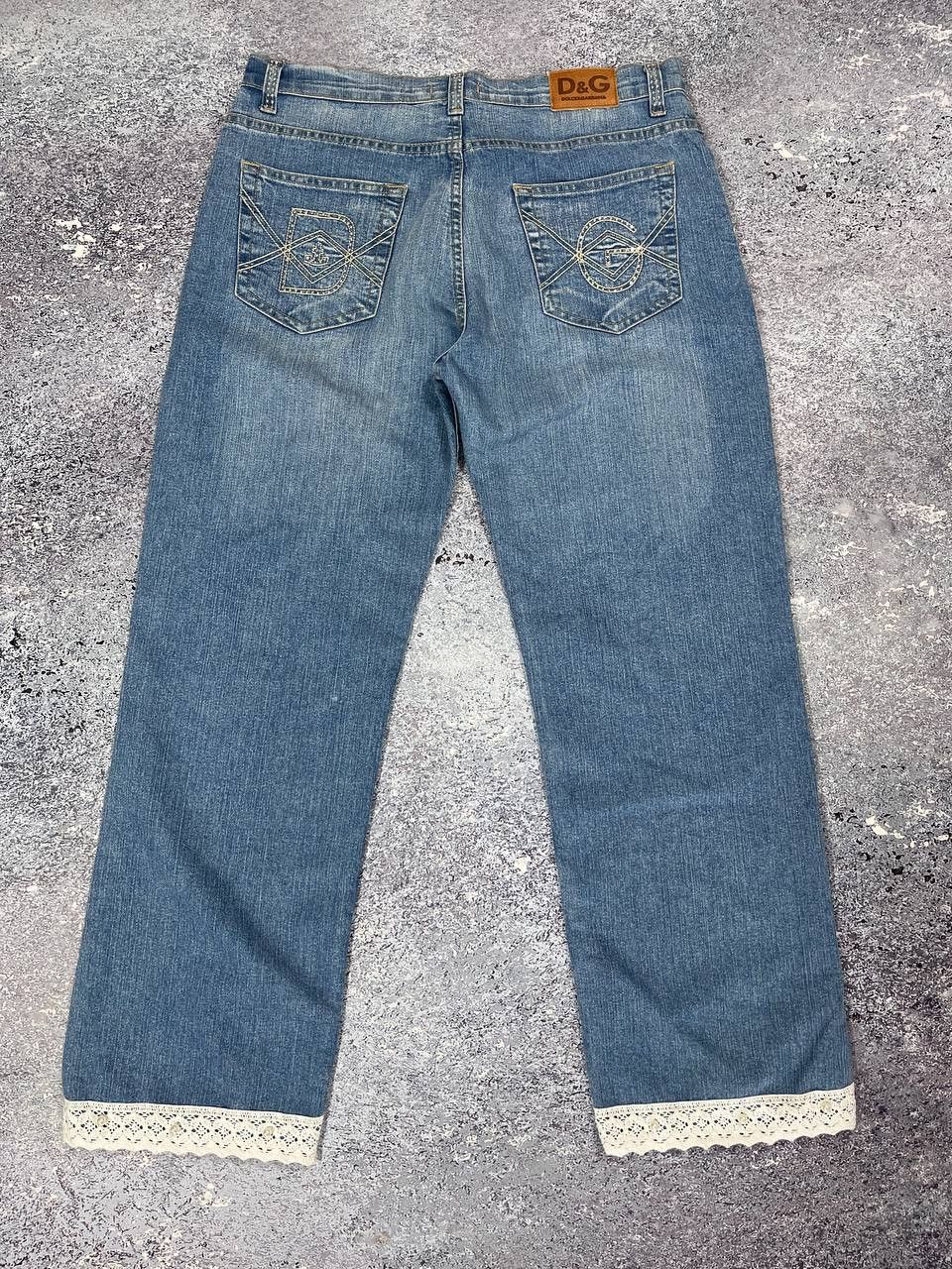Hysteric Glamour D&G Dolce & Gabbana Style Jeans Denim Pants Japanese Y2k Size 29" - 3 Thumbnail