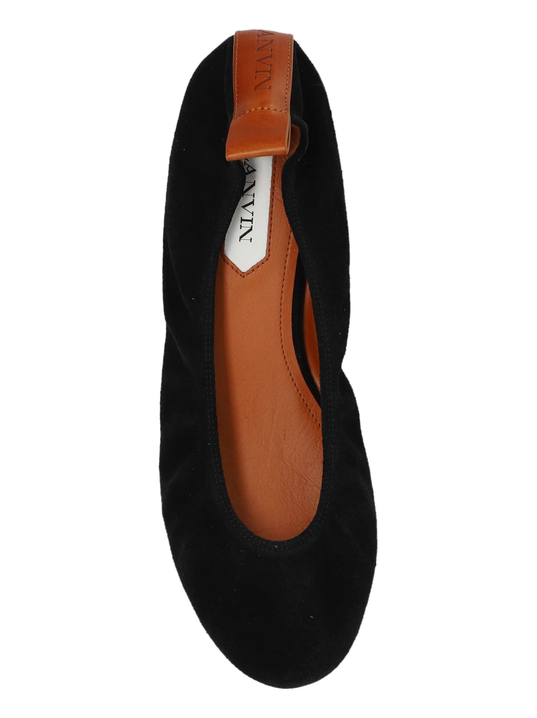 Lanvin o1w1db10226 Leather Ballerina Shoes in Black Size US 8 / IT 38 - 5 Thumbnail