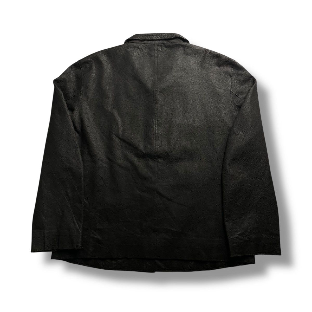 Allegri ALLEGRI HIDDEN BUTTON UP GENUINE LEATHER JACKET Size US XL / EU 56 / 4 - 2 Thumbnail