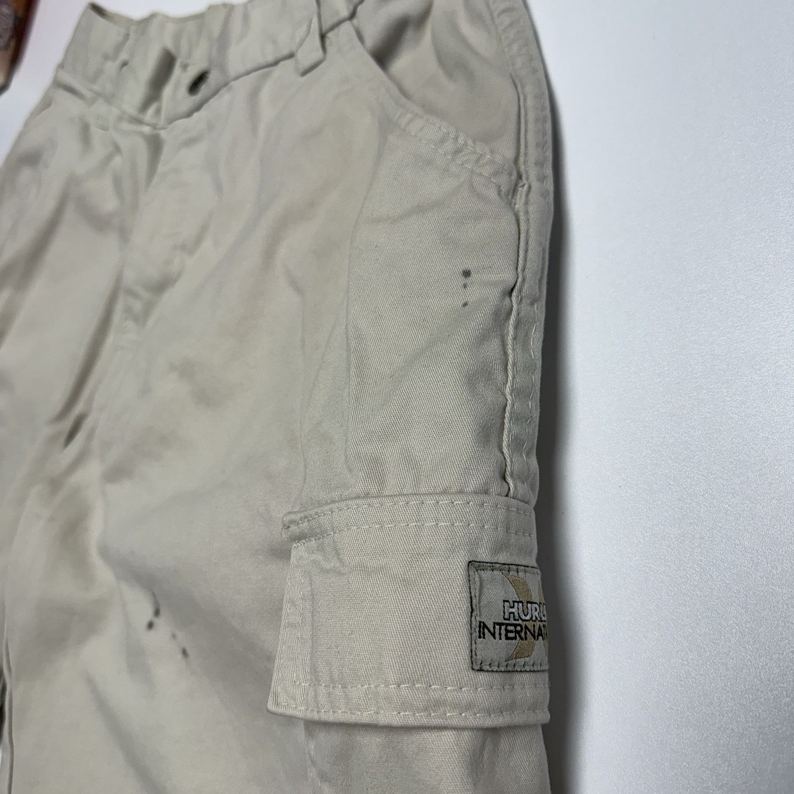 Hurley Vintage Hurley International Cargo Shorts Mens 28 Beige Size US 28 / EU 44 - 5 Thumbnail