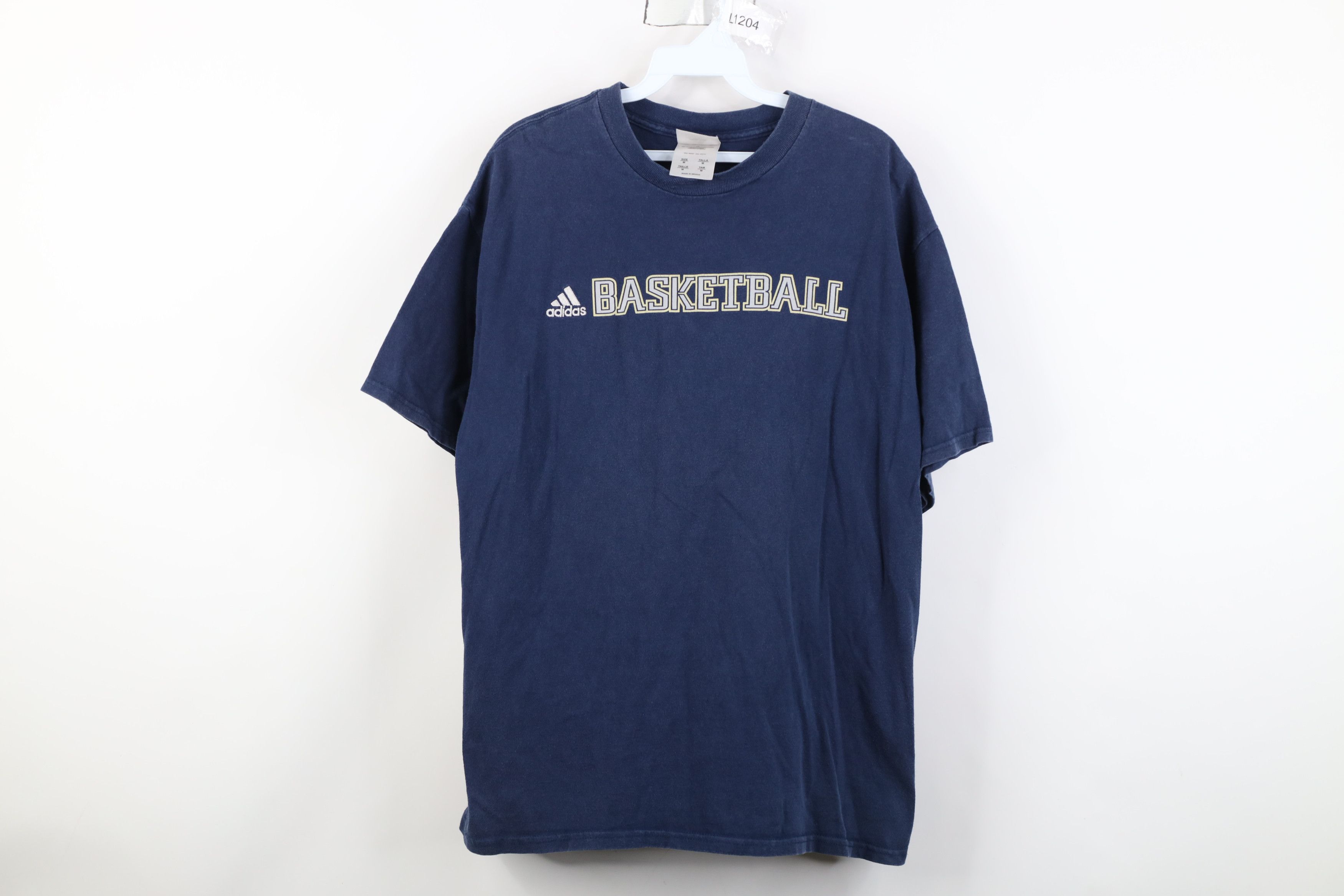 Adidas Vintage Adidas Basketball Spell Out Short Sleeve T-Shirt Size US M / EU 48-50 / 2 - 1 Thumbnail
