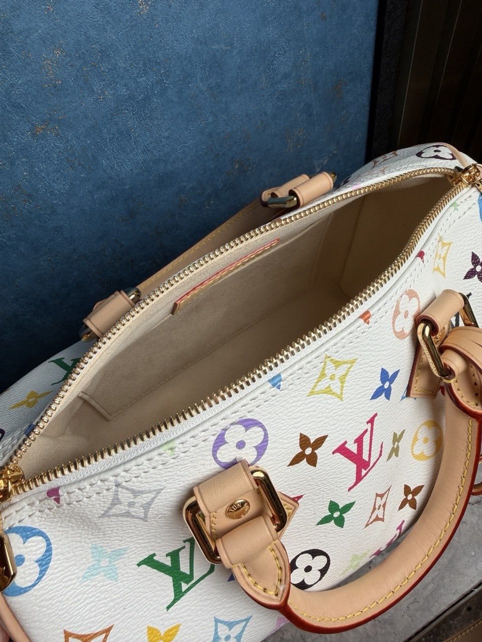 Louis Vuitton × Takashi Murakami Louis Vuitton Monogram Multicolore Speedy Size ONE SIZE - 8 Thumbnail