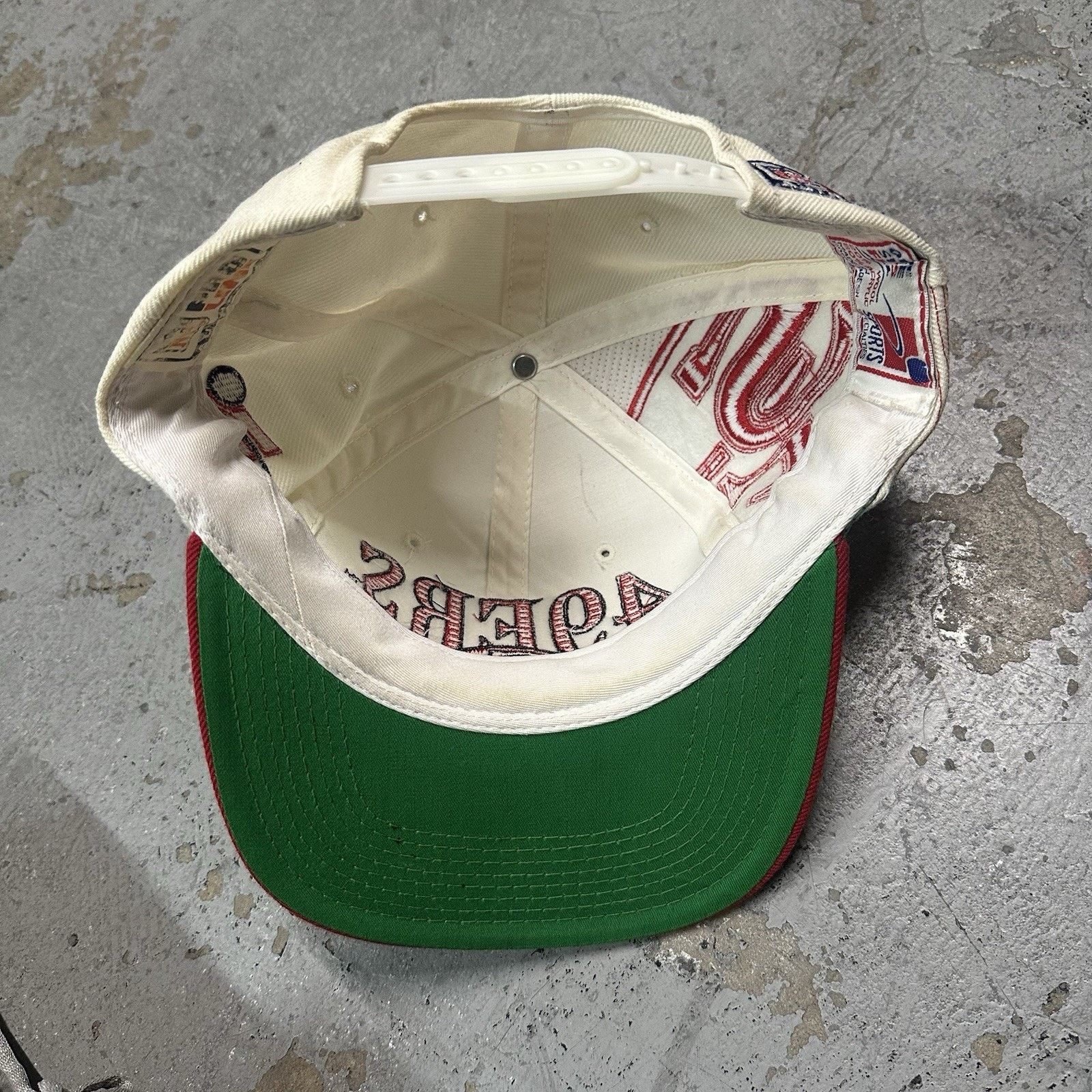 NFL × Sports Specialties × Vintage Vintage 90s Sports Specialties San Francisco 49ers Laser Hat Size ONE SIZE - 3 Thumbnail