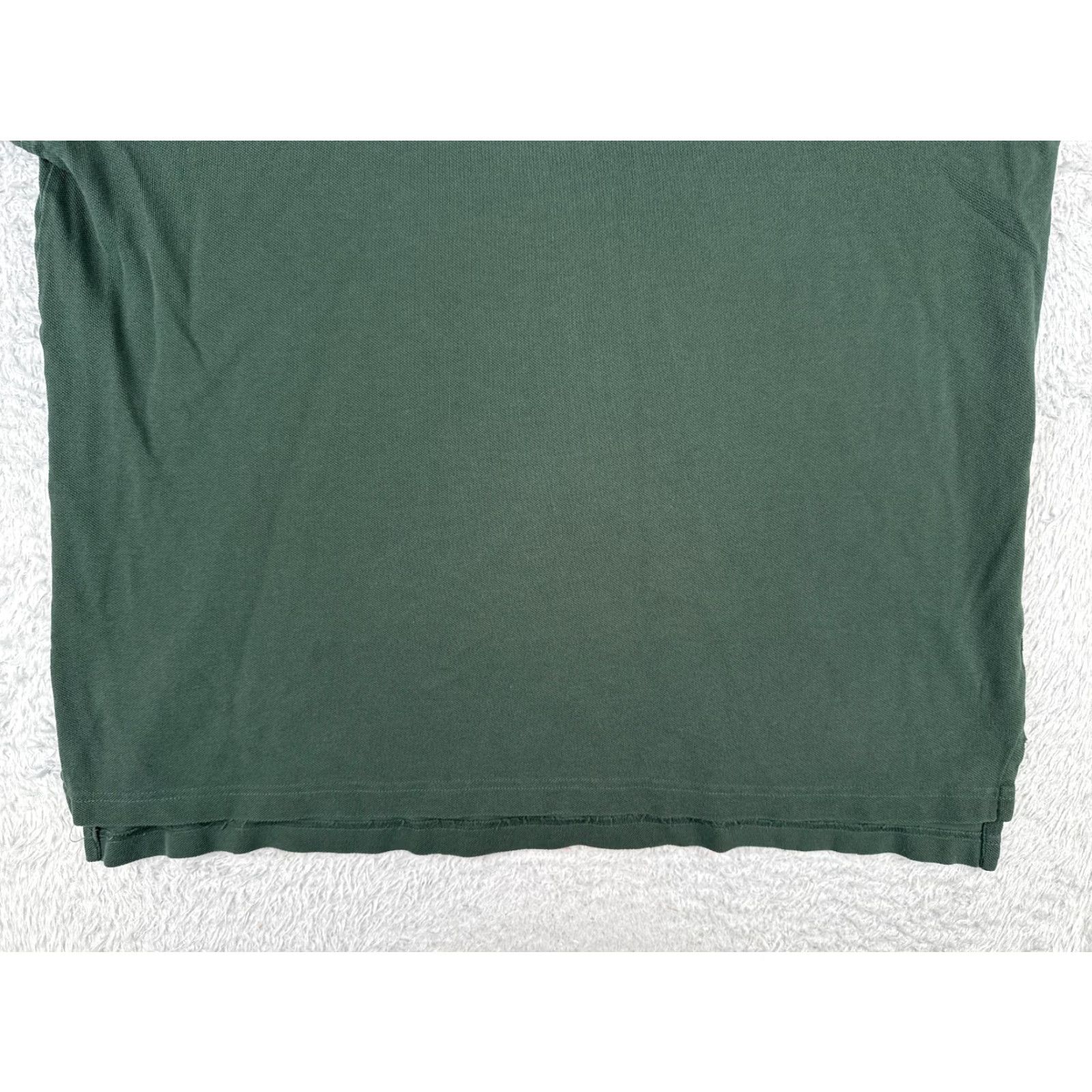 Tommy Hilfiger VINTAGE Tommy Hilfiger Polo Shirt Men 2XL Green Short Sleeve Cotton Jersey Slim Fit, Solid, Embroidered Logo, Button-Down Collar, Casual Polo, Mens Size US XXL / EU 58 / 5 - 5 Thumbnail