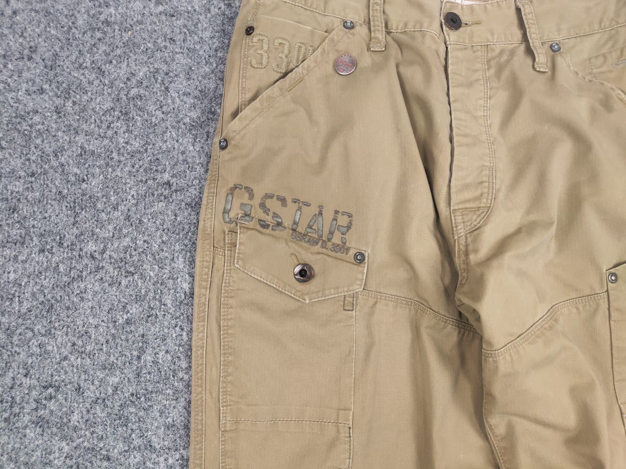 G-Star Vintage G Star raw General lows 5620 canvas cargo pants Size US 33 - 9 Thumbnail