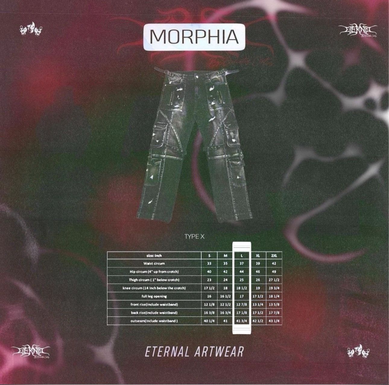 Eternal Type X Strapped Denim - Eternal Artwear Jeans Size US 34 / EU 50 - 5 Thumbnail