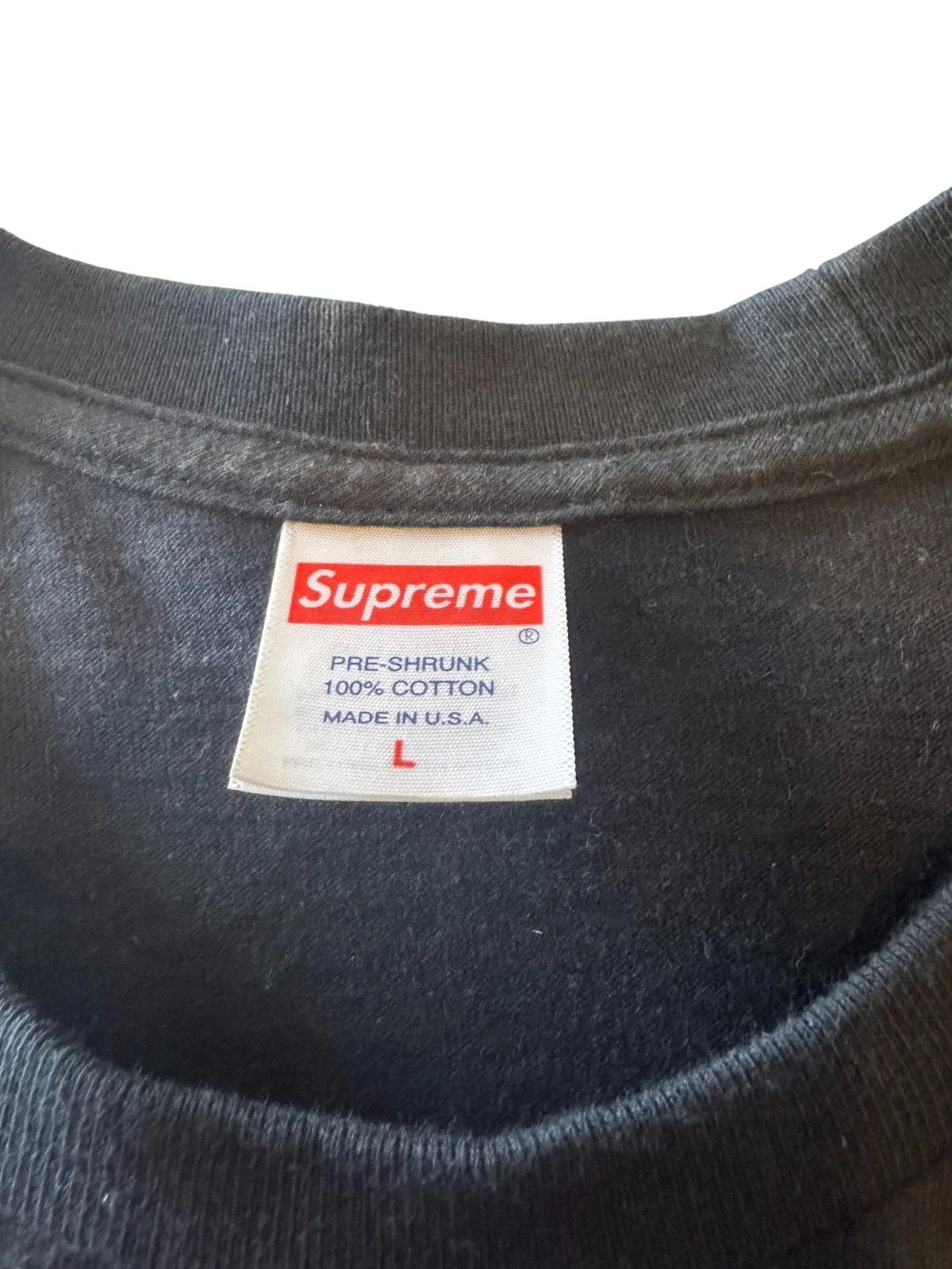 Supreme Supreme Jack Skellington Tee Black Size L Size US L / EU 52-54 / 3 - 3 Thumbnail