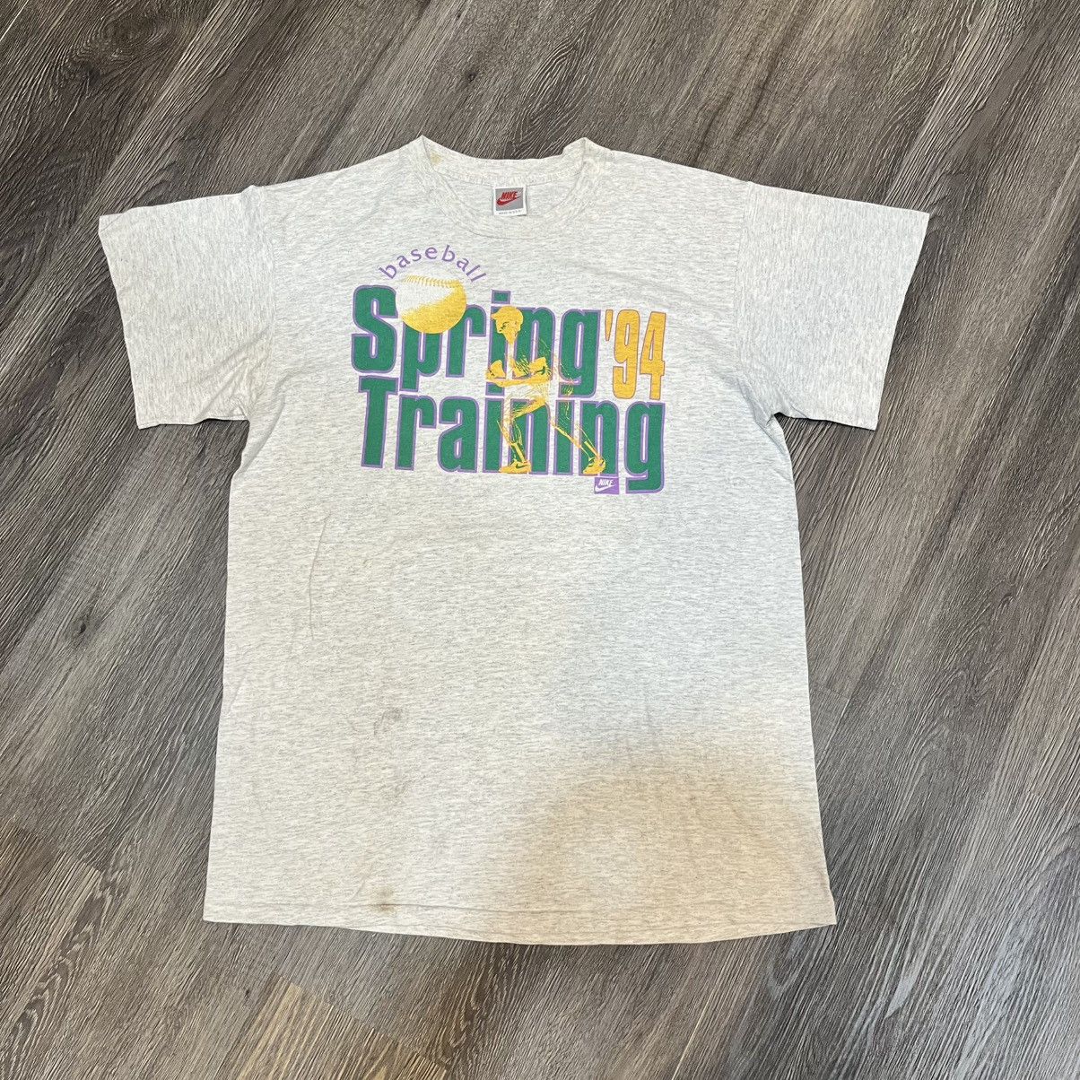 Nike Vintage Nike Spring Training 94 Baseball Tee Size US XL / EU 56 / 4 - 1 Thumbnail