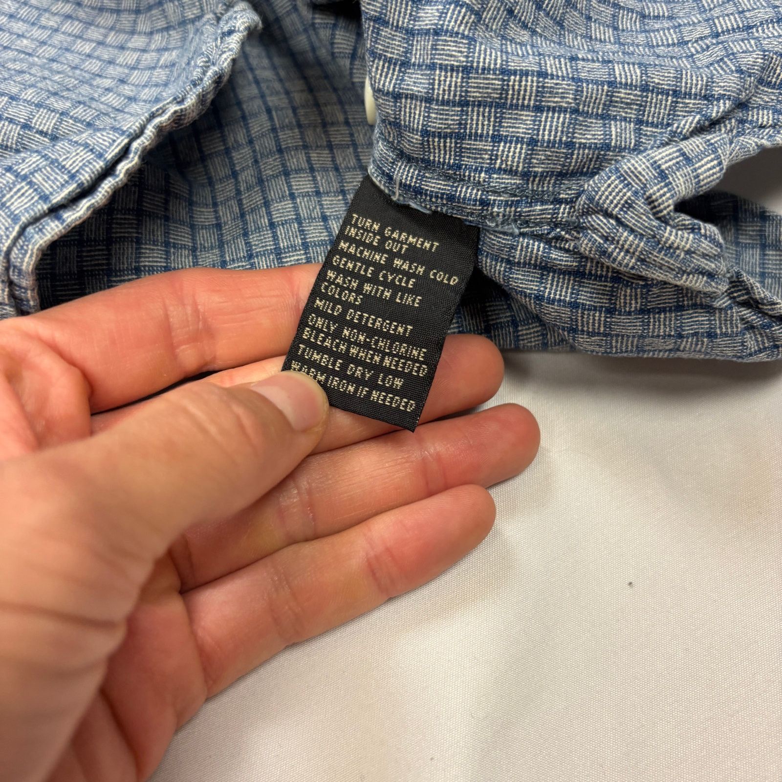 RRL Ralph Lauren RRL Double RL Ralph Lauren Plaid Button Up Chin Strap Shirt Size US XS / EU 42 / 0 - 10 Thumbnail