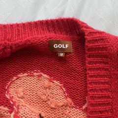 Golf Le Fleur Cardigan Red | Grailed