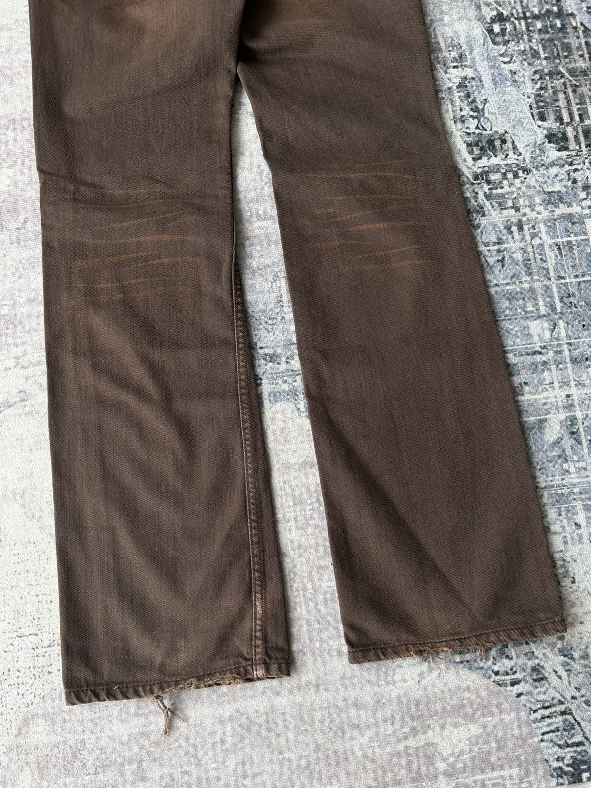 If Six Was Nine Flared Nicole Club Brown Snake Pants Size US 30 / EU 46 - 12 Thumbnail