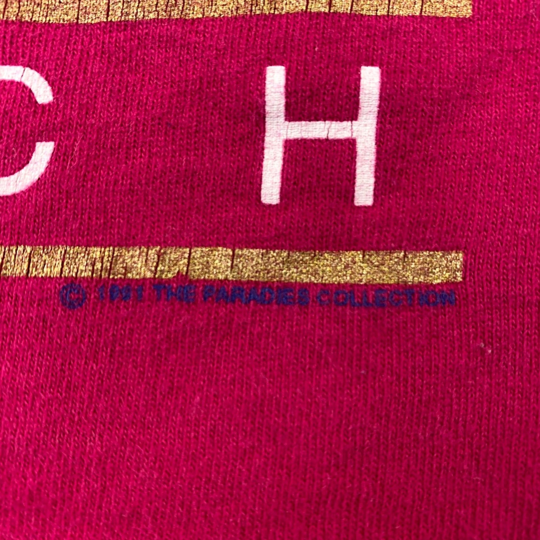 Vintage VINTAGE Palm Beach Men's T-Shirt 2XL Pink Cotton Jersey 90s Beach Tropical Florida Size US XXL / EU 58 / 5 - 5 Thumbnail