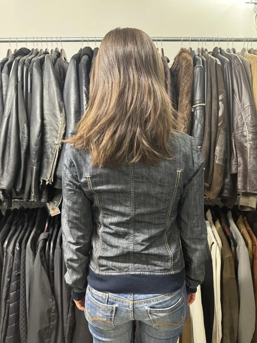 Marithe + Francois Girbaud 2000s Marithé + François Girbaud Buttoned Denim Jacket Size S / US 4 / IT 40 - 4 Thumbnail