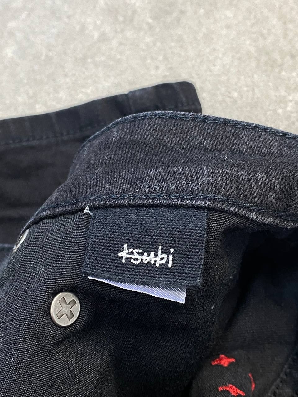 Ksubi KSUBI KM-72 Slim Denim Logo Pants Size US 32 / EU 48 - 19 Thumbnail