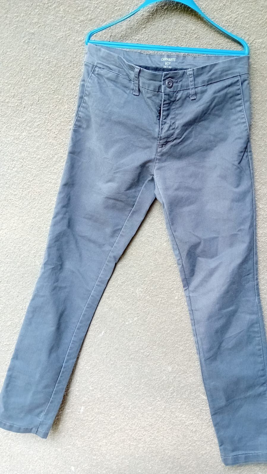 Carhartt Wip Carhartt WIP Sid Pant Fit trousers Gray Chinos sz 30x32 Size US 30 / EU 46 - 2 Thumbnail