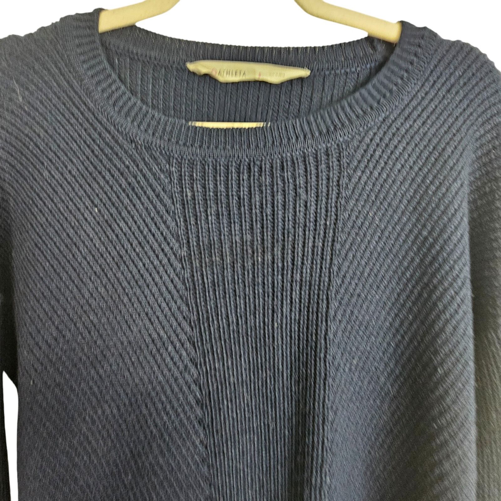 Athleta Athleta Womens Merino Wool Ribbed Sweater Size S Heavy Knit Size S / US 4 / IT 40 - 2 Thumbnail