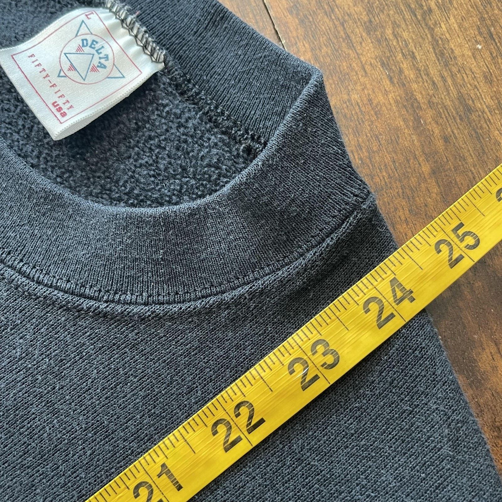 Delta Vtg Deathtrap Sweatshirt L Black Crewneck USA Ira Levin 90s Size US L / EU 52-54 / 3 - 9 Thumbnail