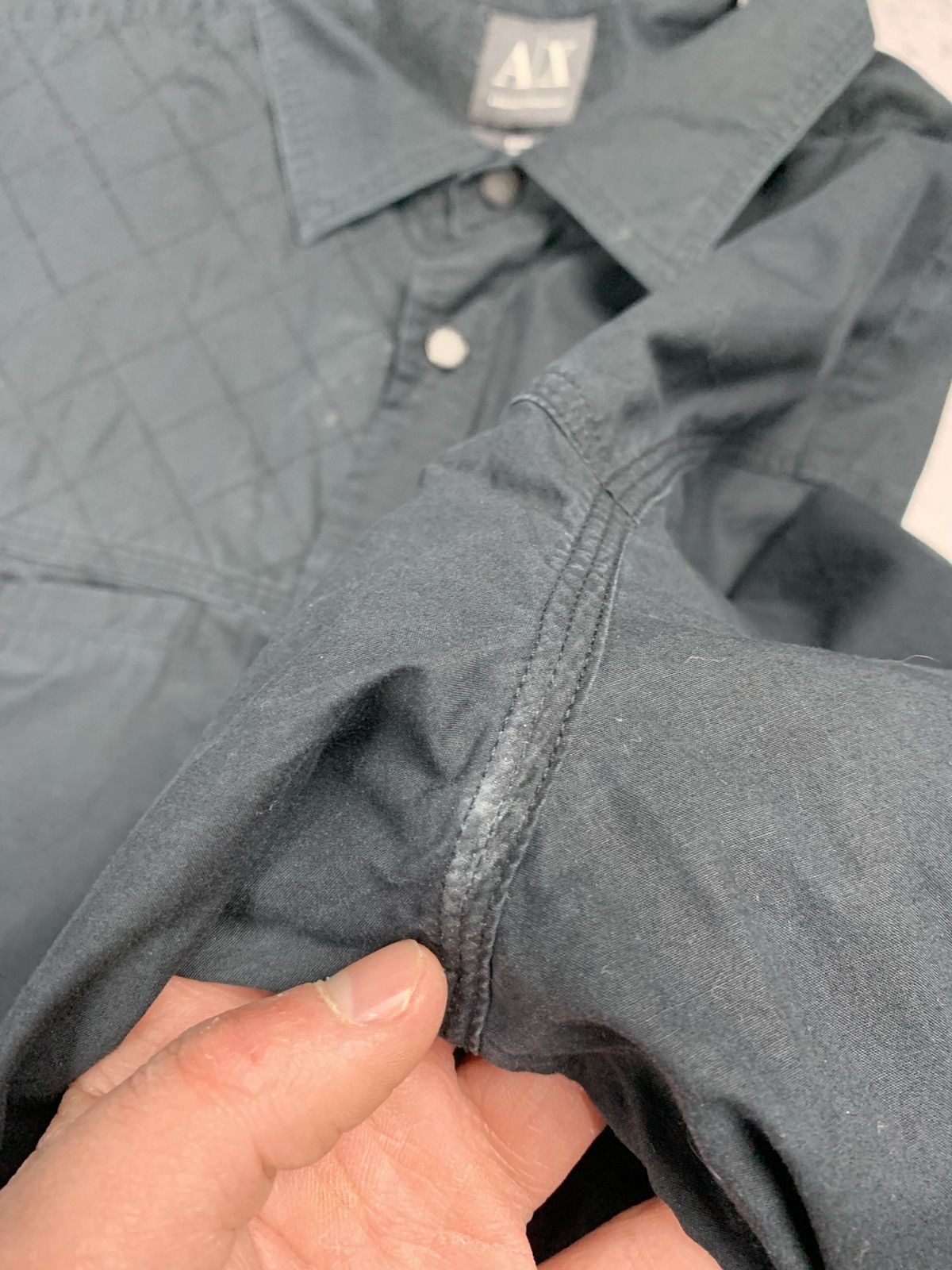 Armani Exchange Designer Armani Exchange Pocket Shirt Long Sleeve Luxury Top Size US XL / EU 56 / 4 - 9 Thumbnail