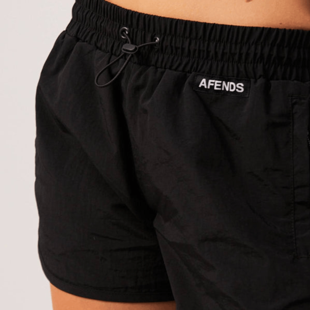 Afends NWT Afends - Pala Recycled Nylon Spray Shorts Black - Small Size 27" / US 4 / IT 40 - 8 Thumbnail
