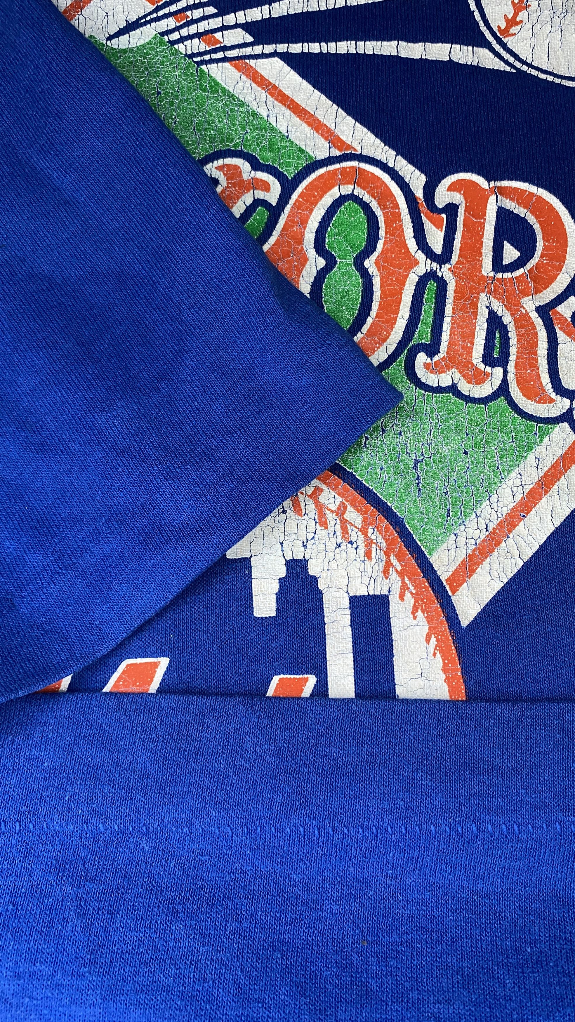 MLB Vintage 80s New York Mets NYC Skyline T-Shirt Size US L / EU 52-54 / 3 - 4 Thumbnail
