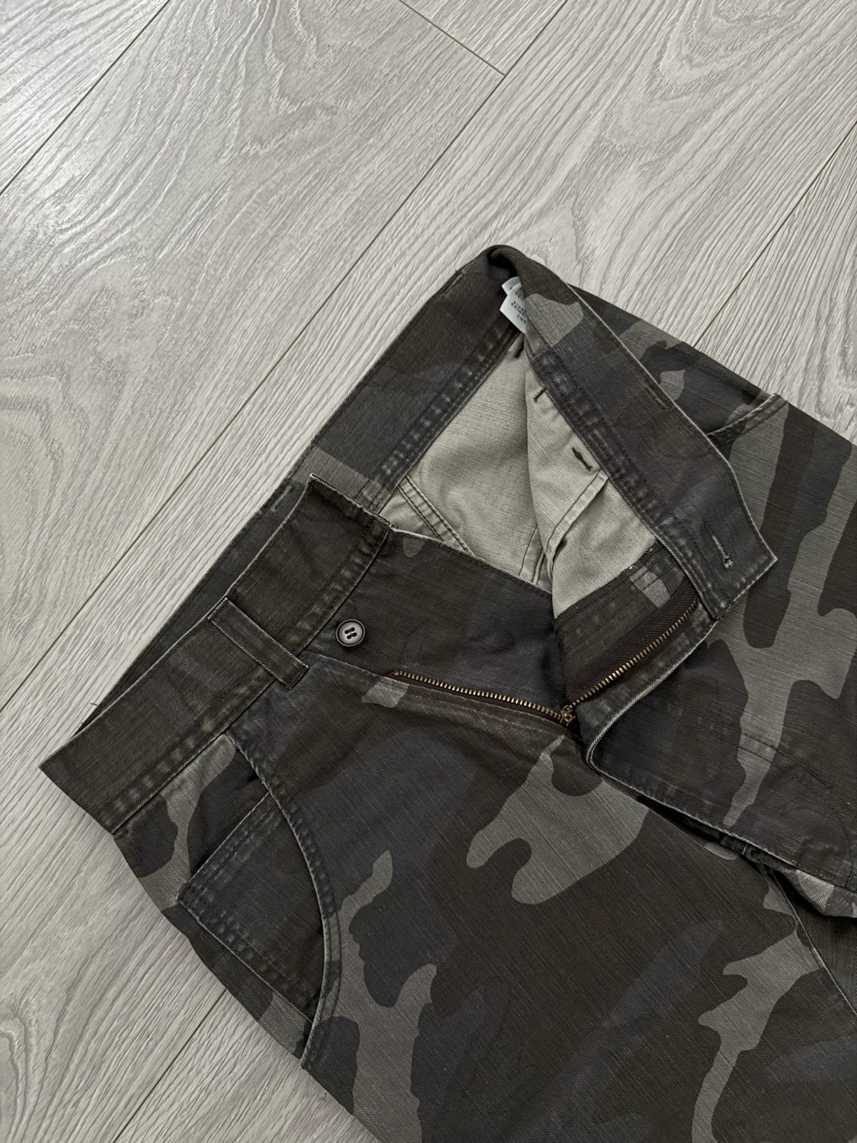 Final Home Final Home 2003 Asymmetrical Fly Camo Pants Size US 30 / EU 46 - 4 Thumbnail
