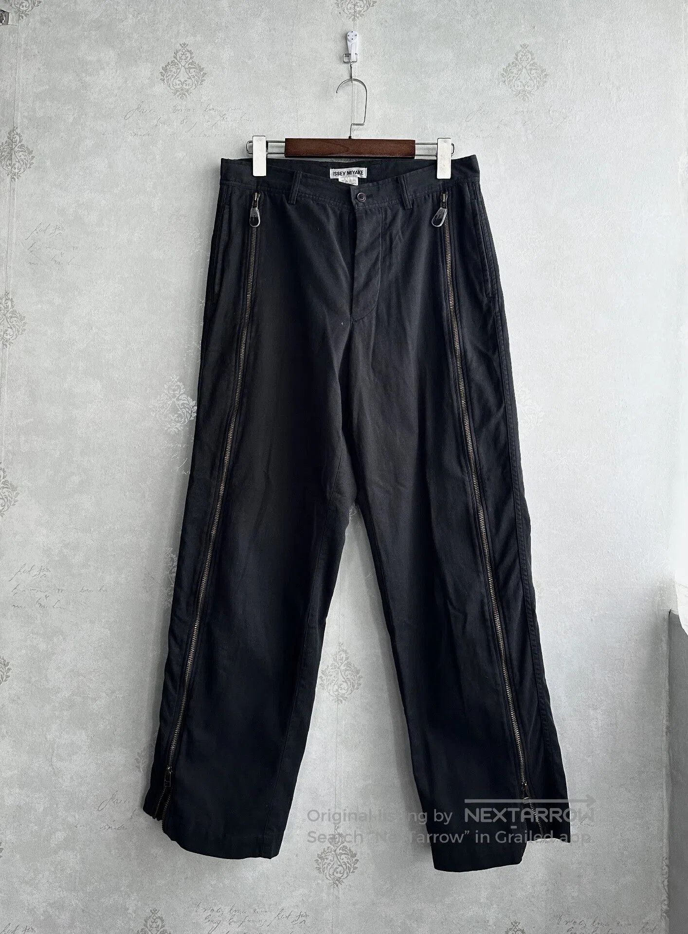 Issey Miyake Issey Miyake sizexl 00s Double-zipper long pants| Size US 40 / EU 56 - 1 Thumbnail