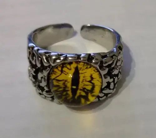 Japanese Brand Evil Eye Rings - Resizable Size ONE SIZE - 1 Thumbnail