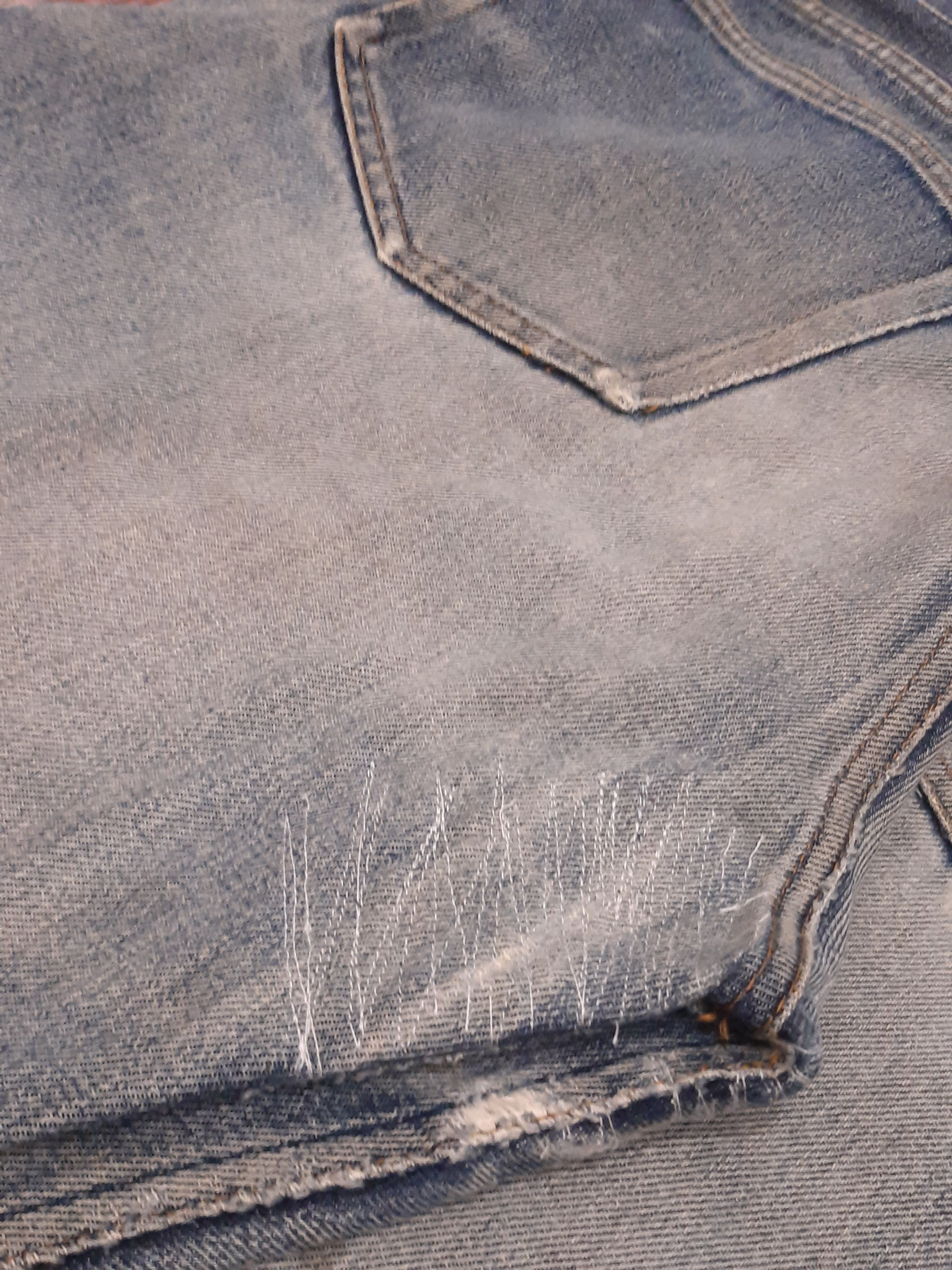 A.P.C. APC Jeans Patchworks Vintage Distressed Size US 31 - 20 Thumbnail