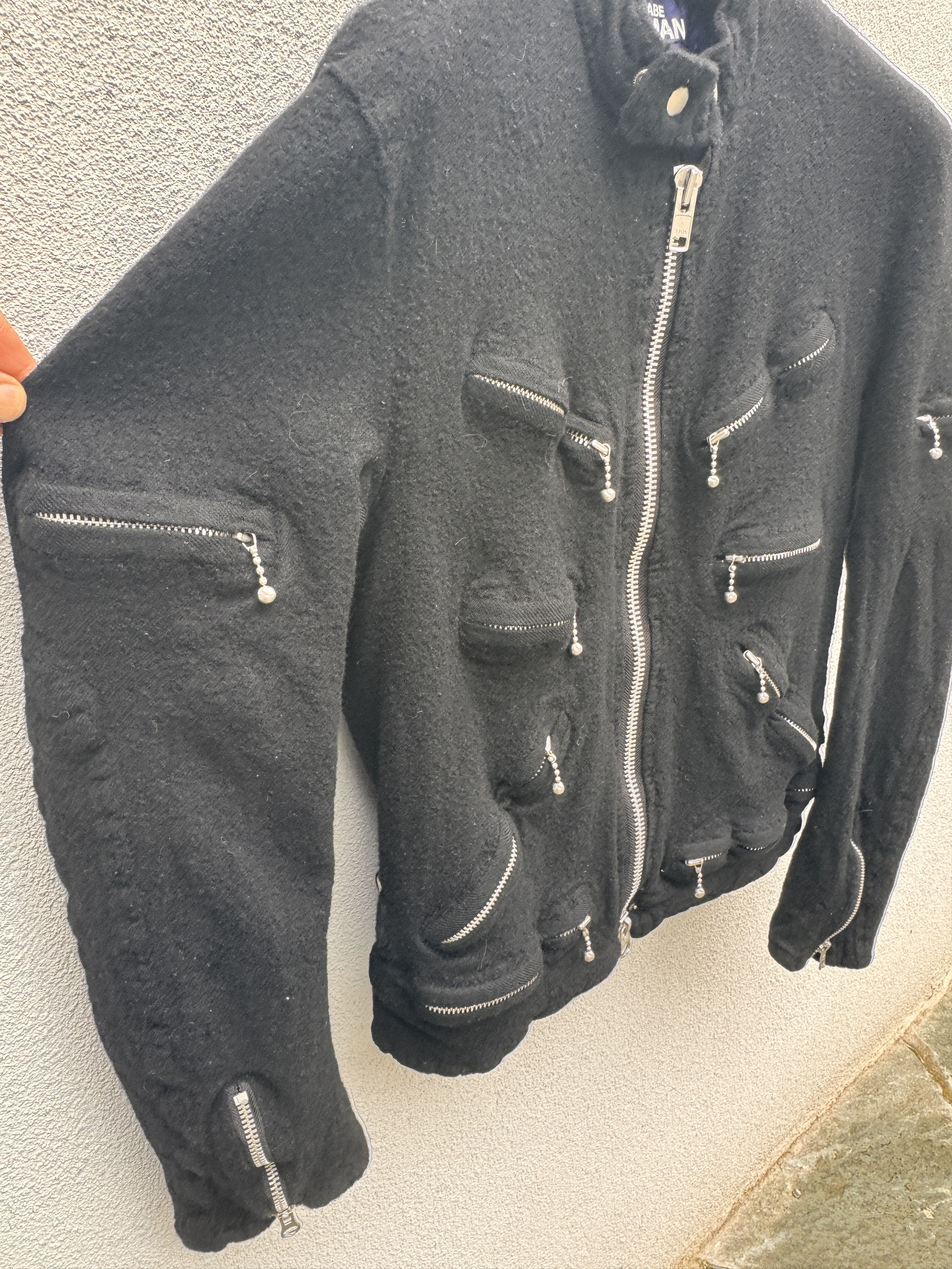 Comme des Garcons Junya Watanabe x Comme des Garcons Biker Wool Jacket Size US M / EU 48-50 / 2 - 5 Thumbnail