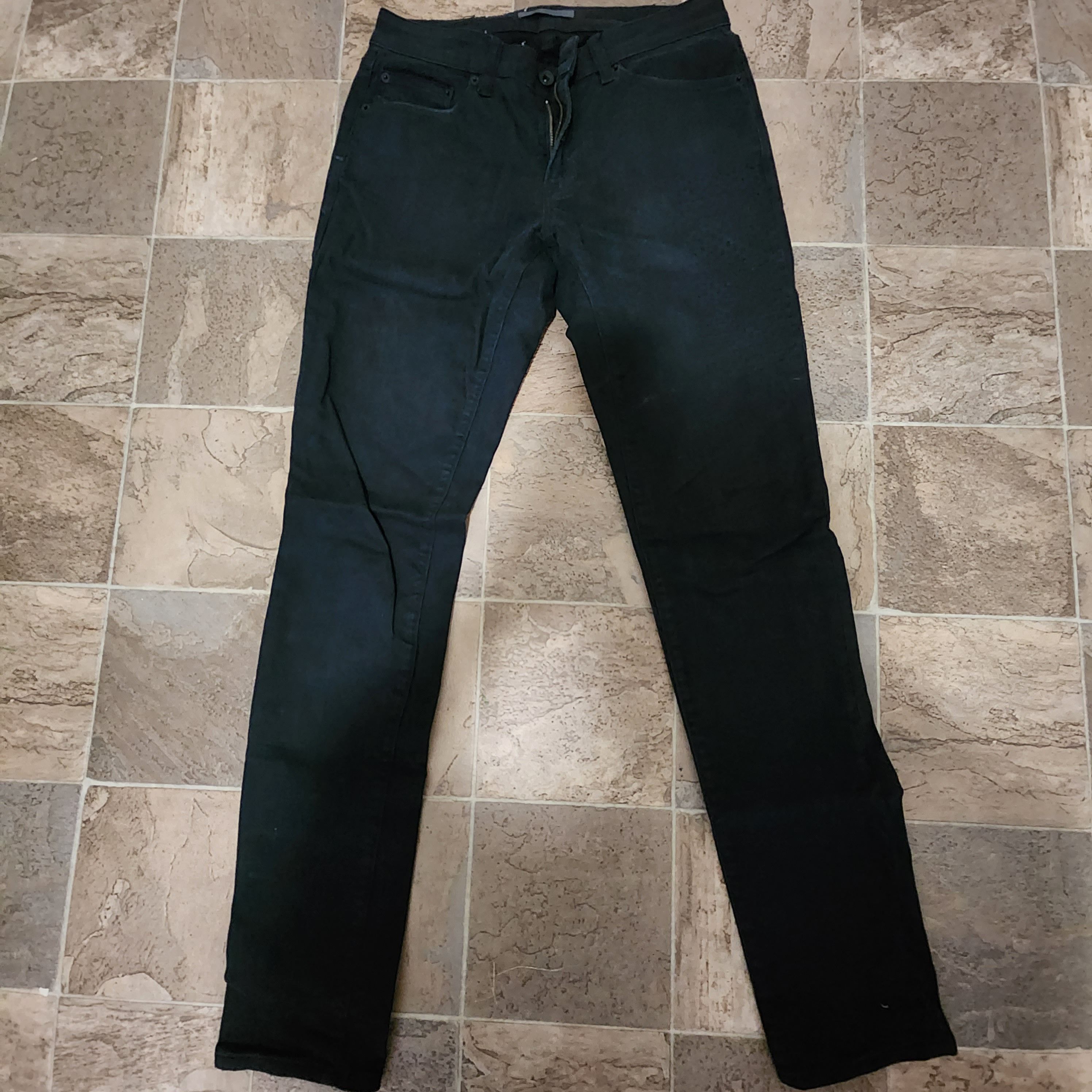 John Varvatos John Varvatos Black Slim Jeans Sashiko Pocket Detail Denim Size US 28 / EU 44 - 1 Thumbnail