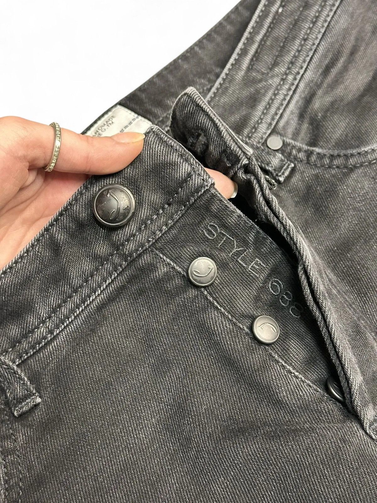 14th Addiction Jacob Cohen black denim jeans slim fit vintage style Size US 32 / EU 48 - 7 Thumbnail