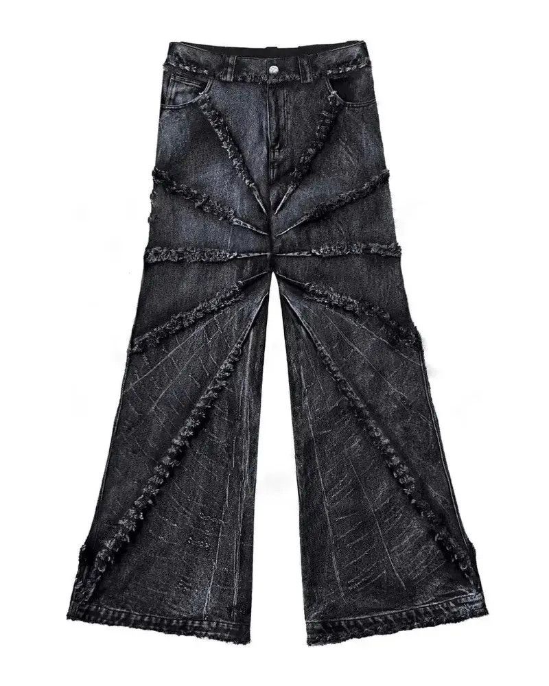 Japanese Brand Y2k Retro Oversized Punk Retro Hip Hop Jeans Size US 32 / EU 48 - 1 Thumbnail