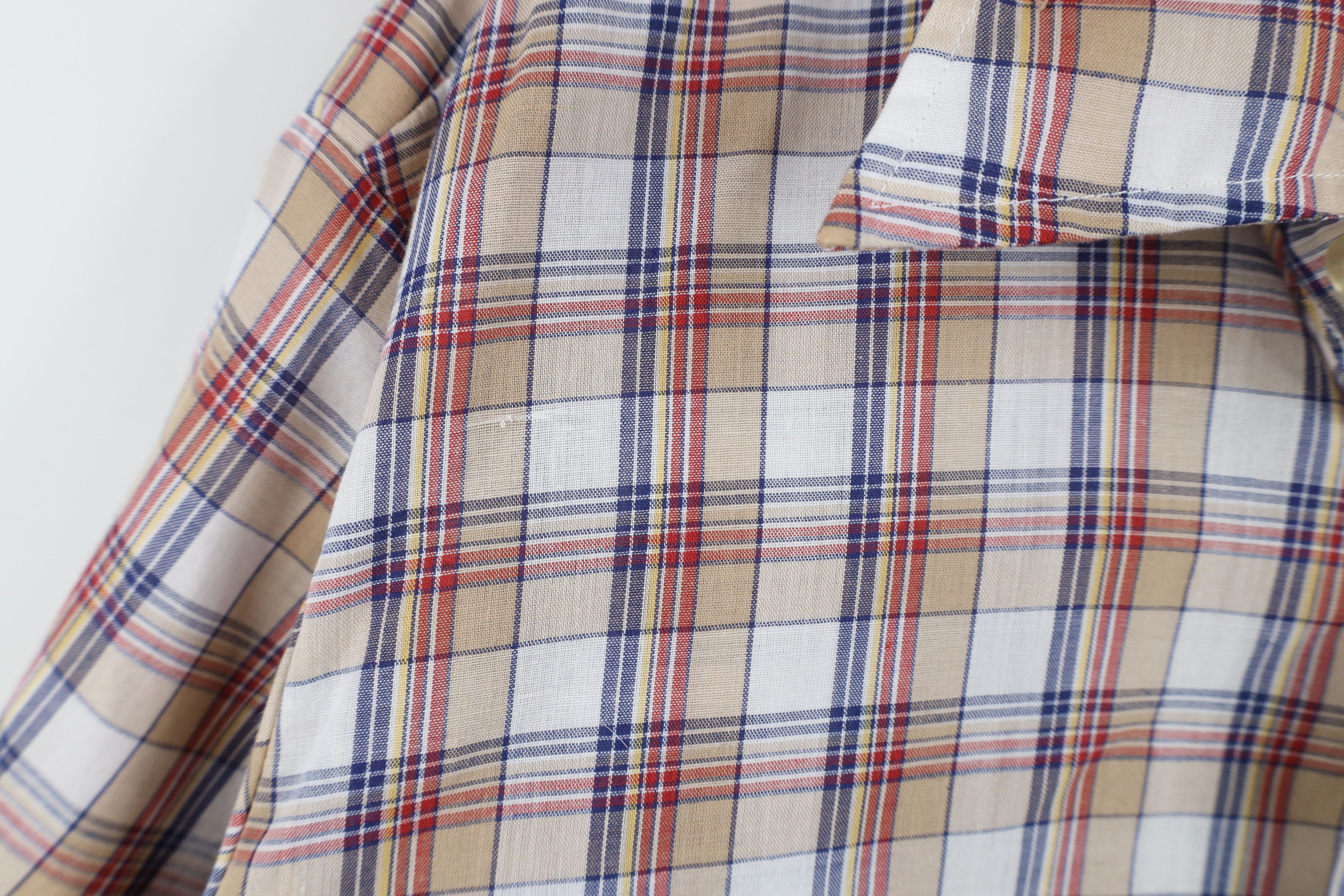 Levi's Vintage 70s Levis Short Sleeve Collared Button Shirt USA Size US XL / EU 56 / 4 - 7 Thumbnail
