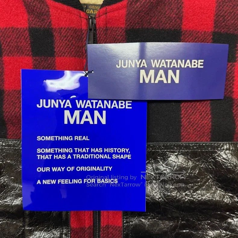 Junya Watanabe Junya Watanabe Woolen checkered leather patched waistcoat Size US L / EU 52-54 / 3 - 4 Thumbnail