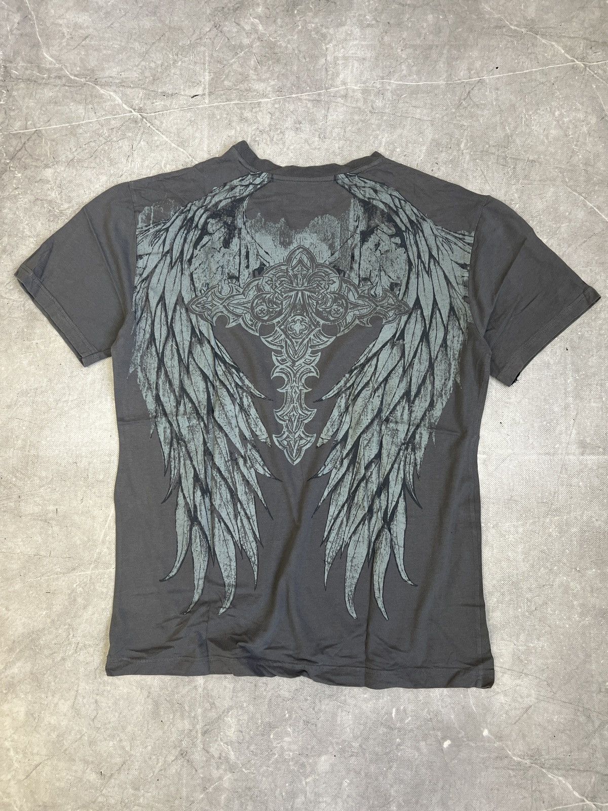 Affliction Vintage Graphic Print afflicition T Shirt Streetwear Y2K Size US L / EU 52-54 / 3 - 5 Thumbnail