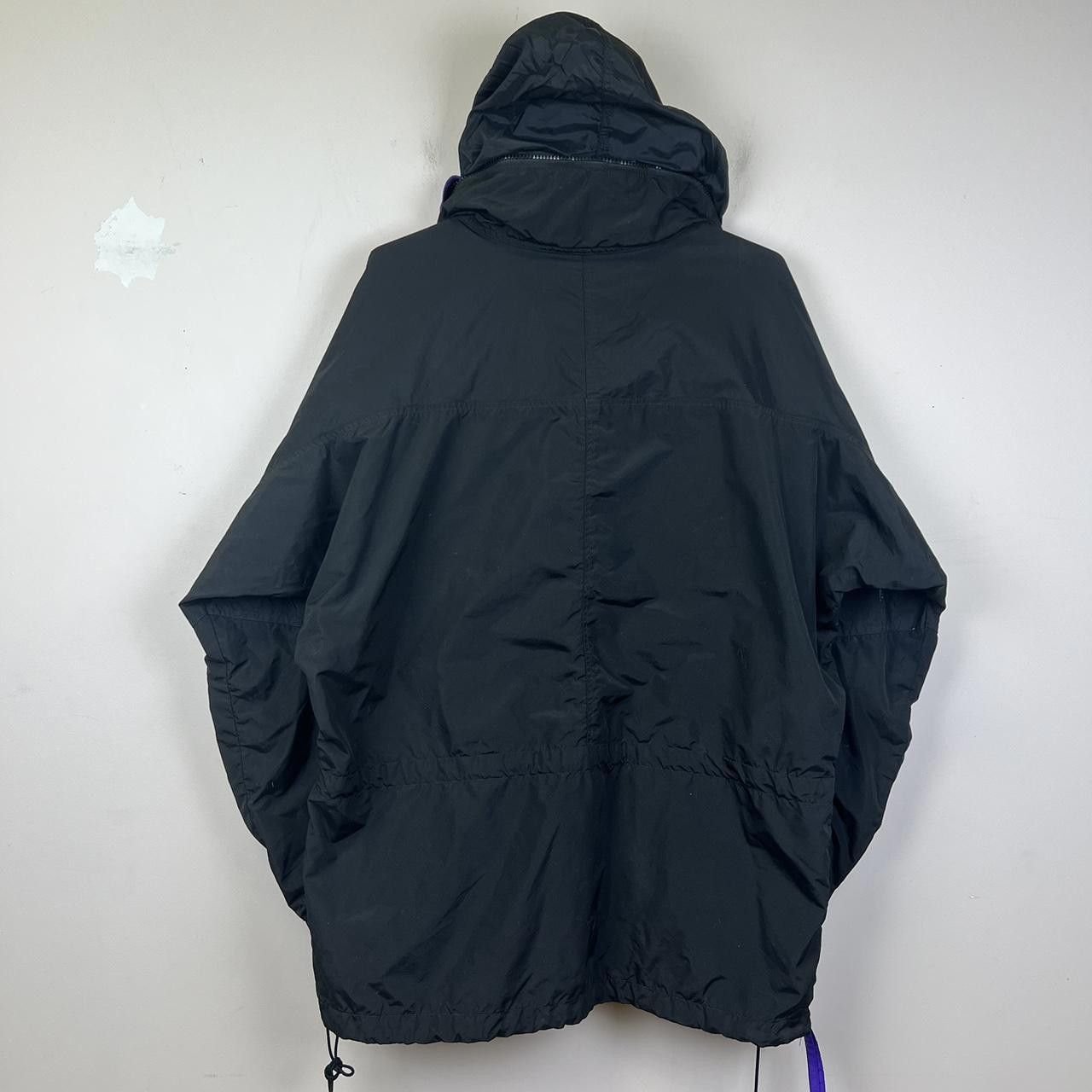 Columbia 90s Columbia Black Anorak Jacket with Purple Accents Vintage Size US L / EU 52-54 / 3 - 2 Thumbnail