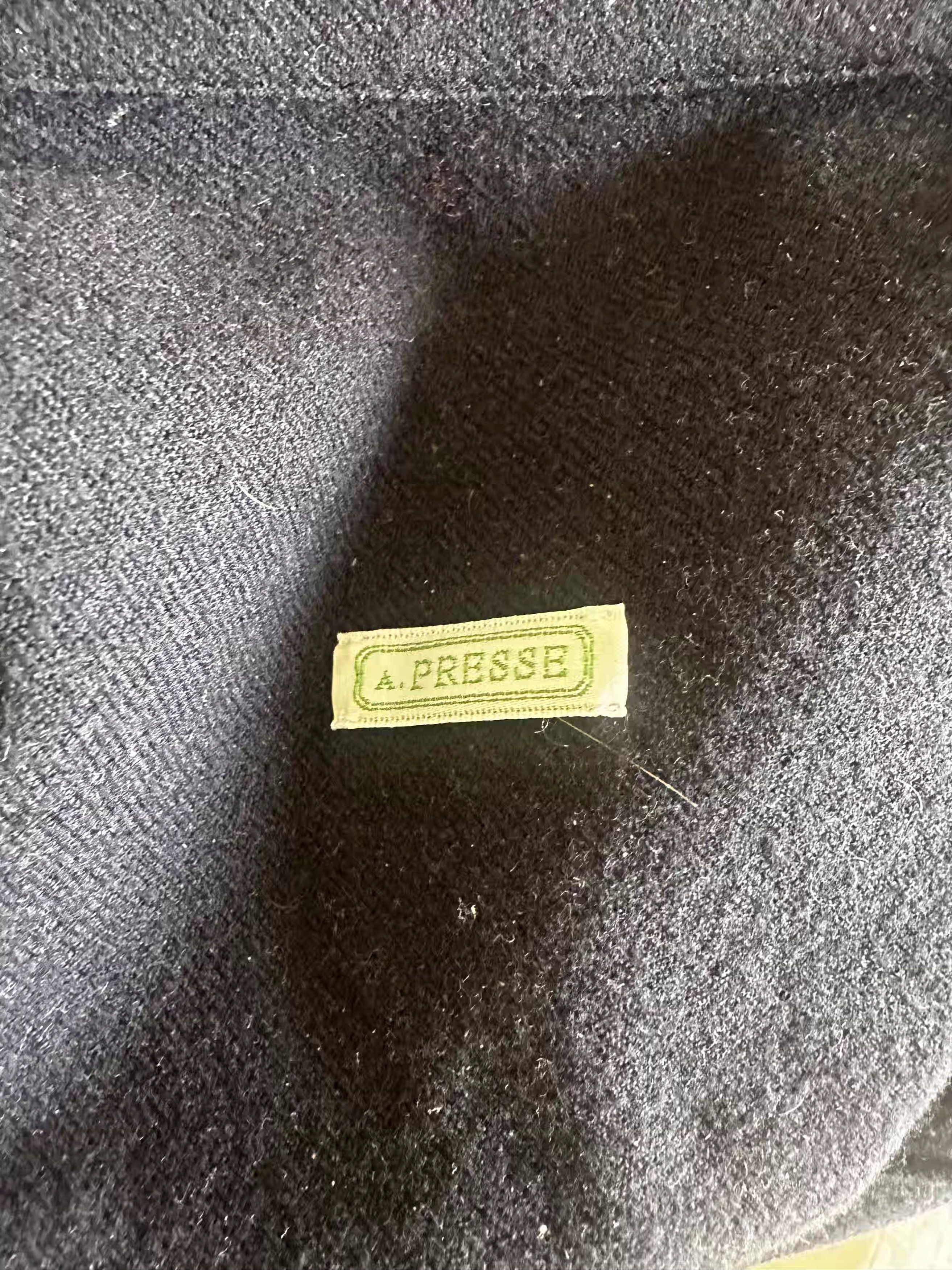 A.PRESSE Wool Skipper Shirt Size US XL / EU 56 / 4 - 7 Thumbnail