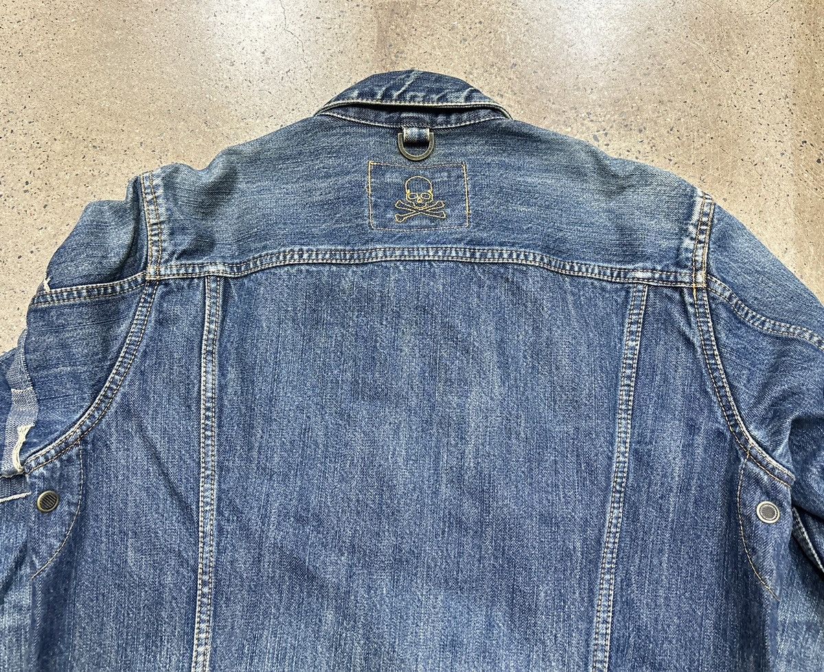 Mastermind Japan Mastermind Japan MMJ 11ss Radiance 13oz Damaged Denim Jacket Size US M / EU 48-50 / 2 - 10 Thumbnail