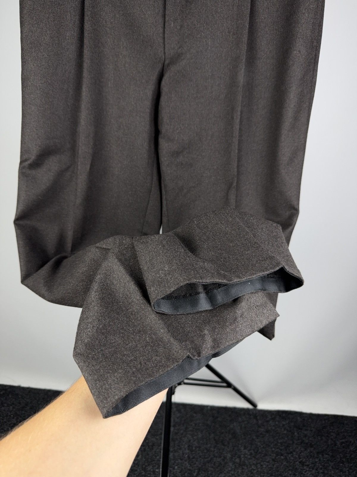 Balmain Vintage 00s Archive Luxury Balmain Wool dress pants Size US 36 / EU 52 - 5 Thumbnail