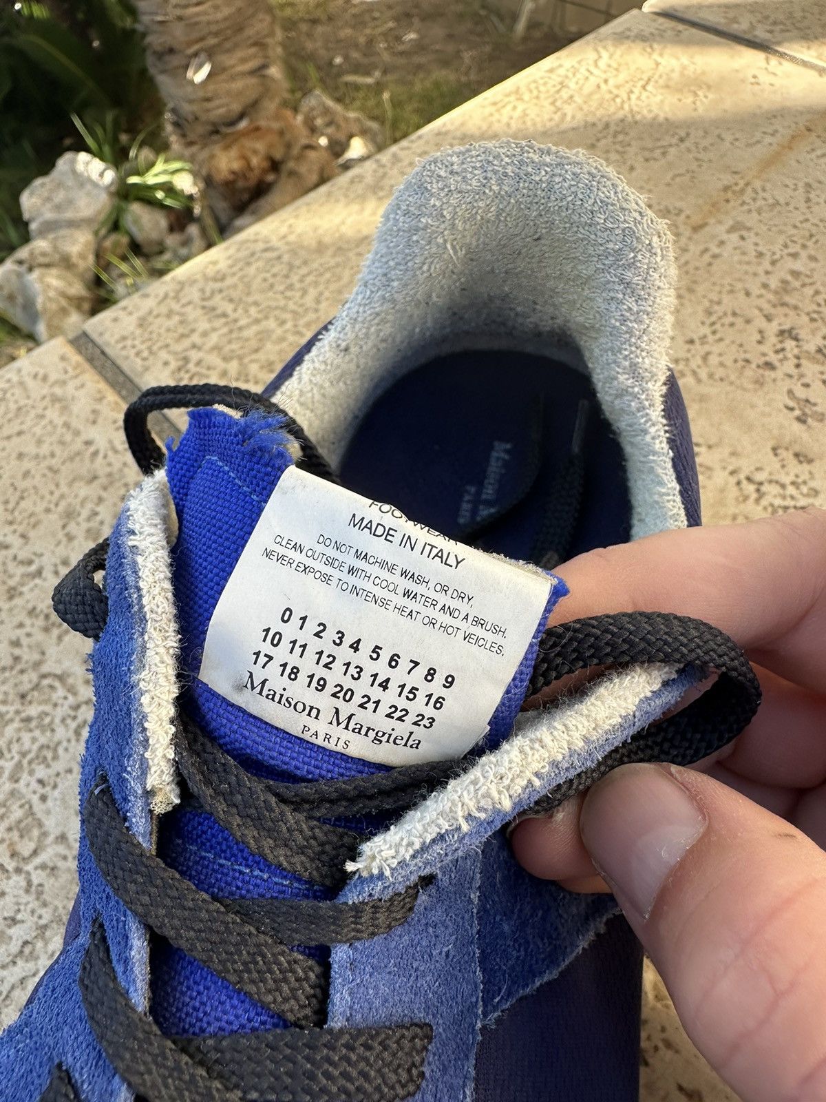 Maison Margiela Maison Margiela Replica Runner Sneakers Shoes Blue 43 size Size US 10 / EU 43 - 5 Thumbnail
