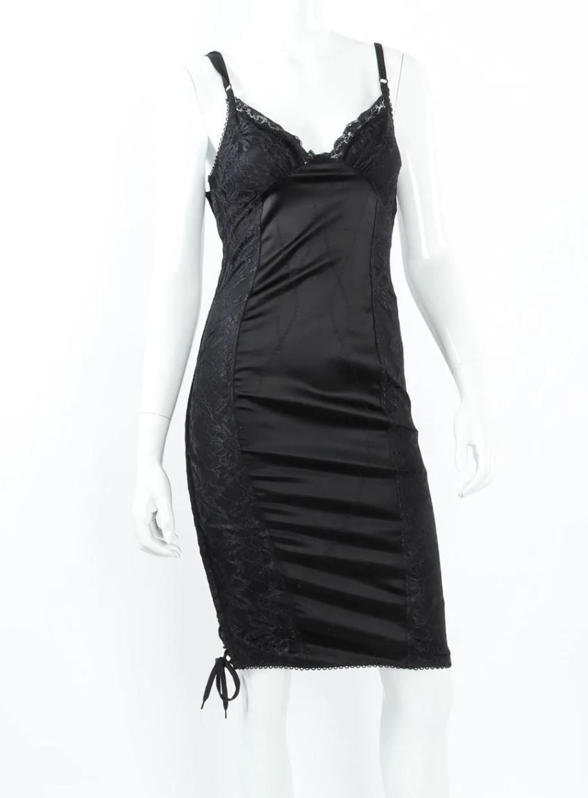 Dolce & Gabbana D&G Dolce and Gabbana Lace Up Bustier Large Corset Dress Size L / US 10 / IT 46 - 1 Thumbnail