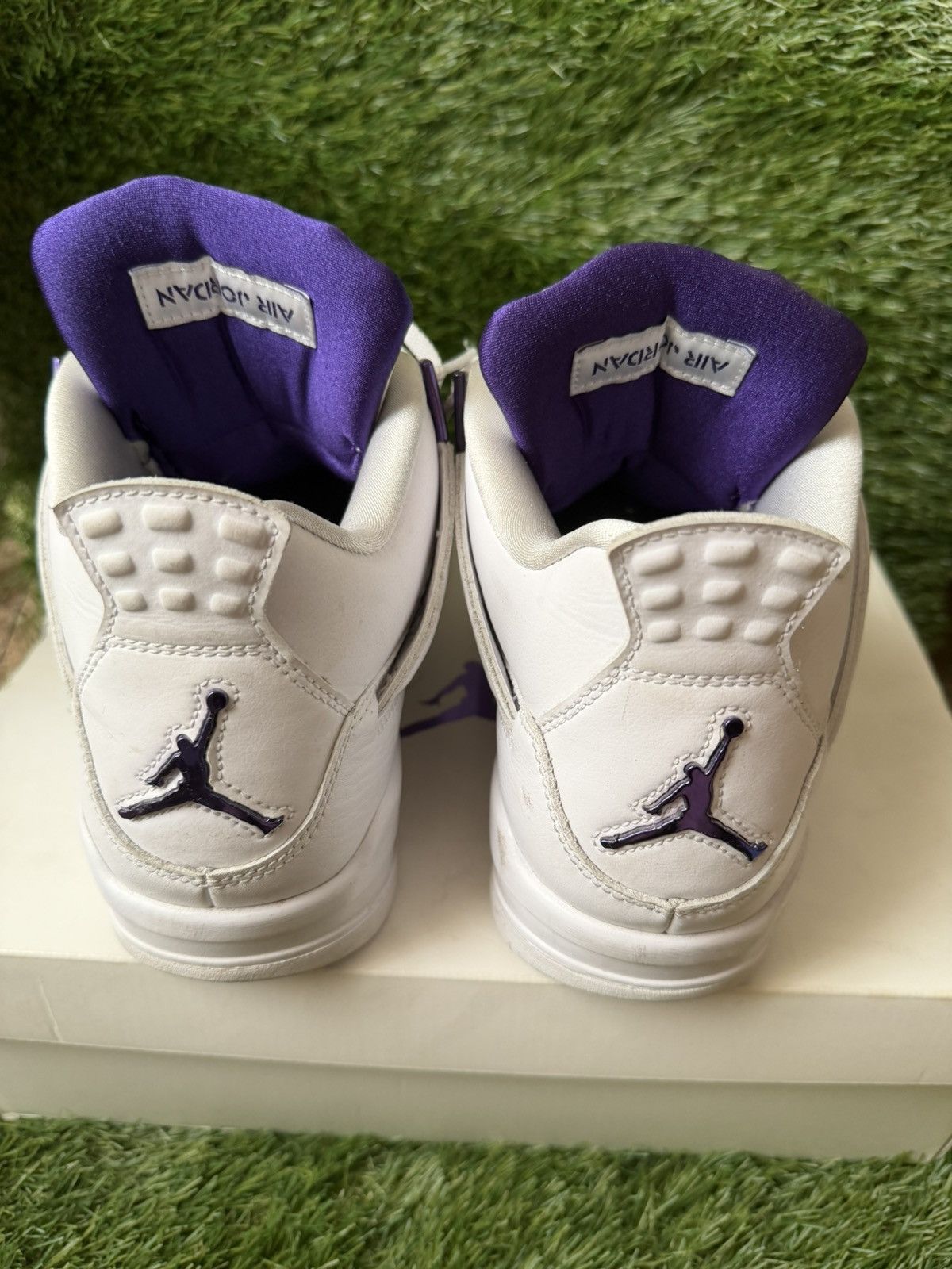Jordan Brand AIR JORDAN 4 RETRO METALLIC PURPLE SIZE 8.5 Size US 8.5 / EU 41-42 - 3 Thumbnail