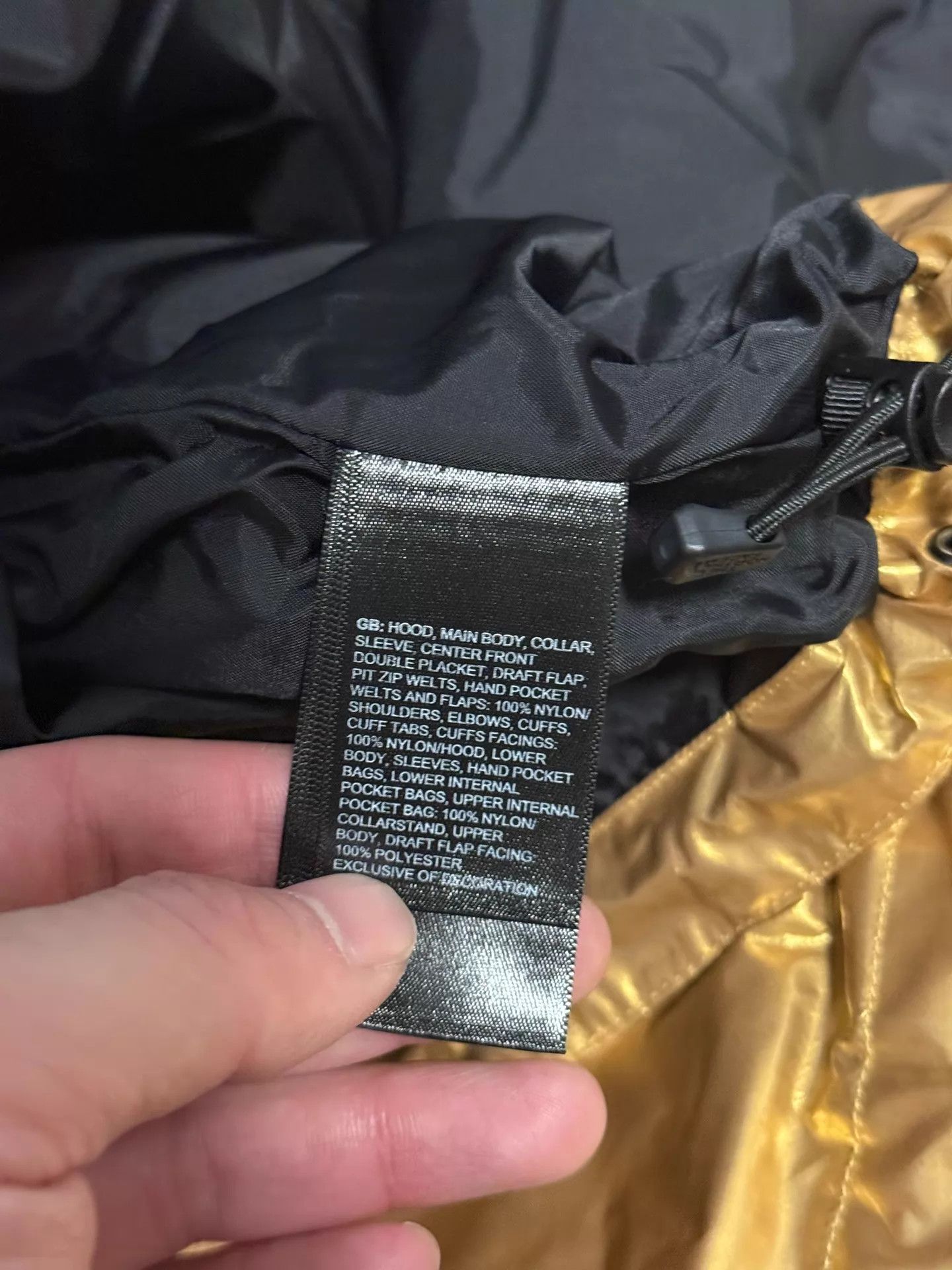 The North Face TNF Metallica Mountain Parka Gold Metallic L Like New Size US L / EU 52-54 / 3 - 7 Thumbnail