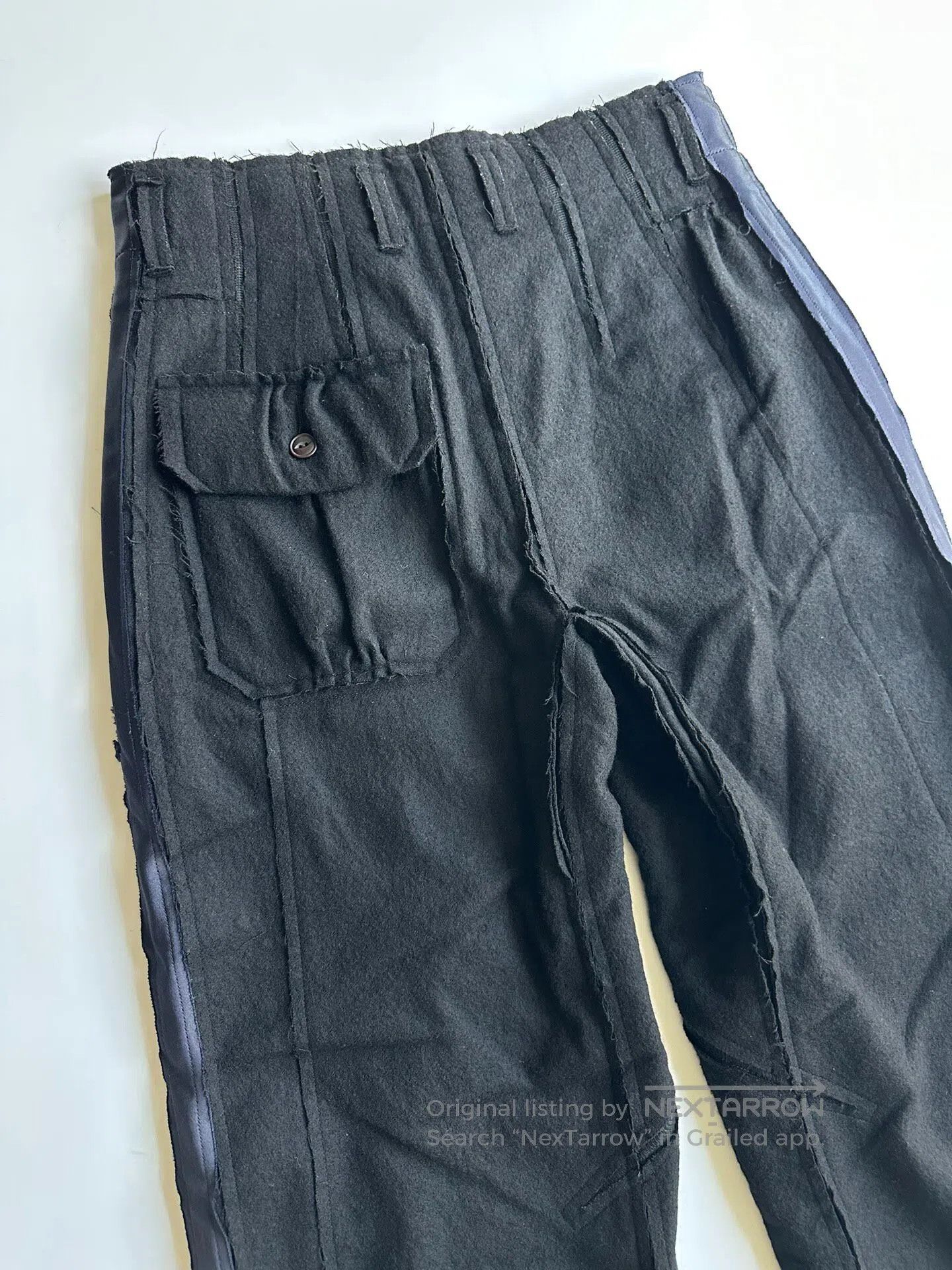 Takahiromiyashita The Soloist. takahiromiyashita thesoloist Initial woolen trousers| Size 34R - 2 Thumbnail