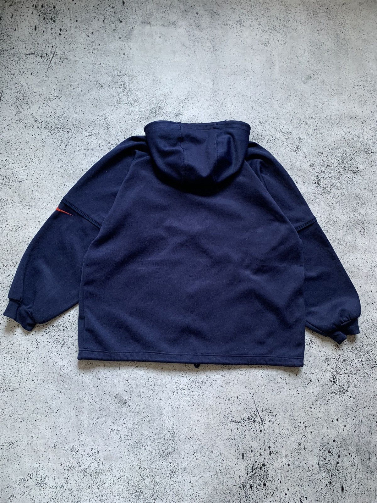 Nike Vintage 90s Nike Zip Hoodie Spell Out Drill Track Jacket USA Size US L / EU 52-54 / 3 - 8 Thumbnail