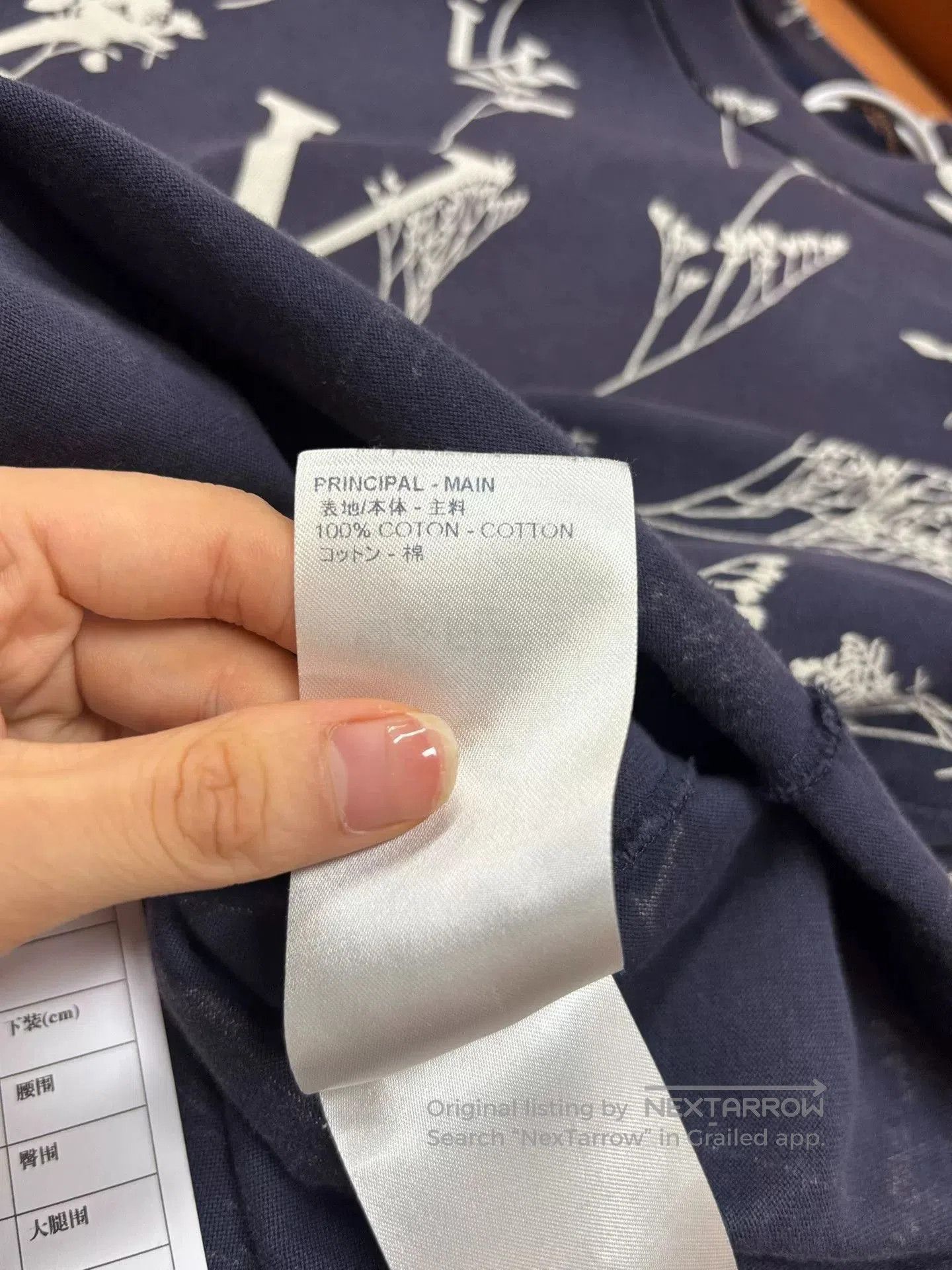 Louis Vuitton Louis Vuitton Letter Print Crewneck T. Size US M / EU 48-50 / 2 - 6 Thumbnail