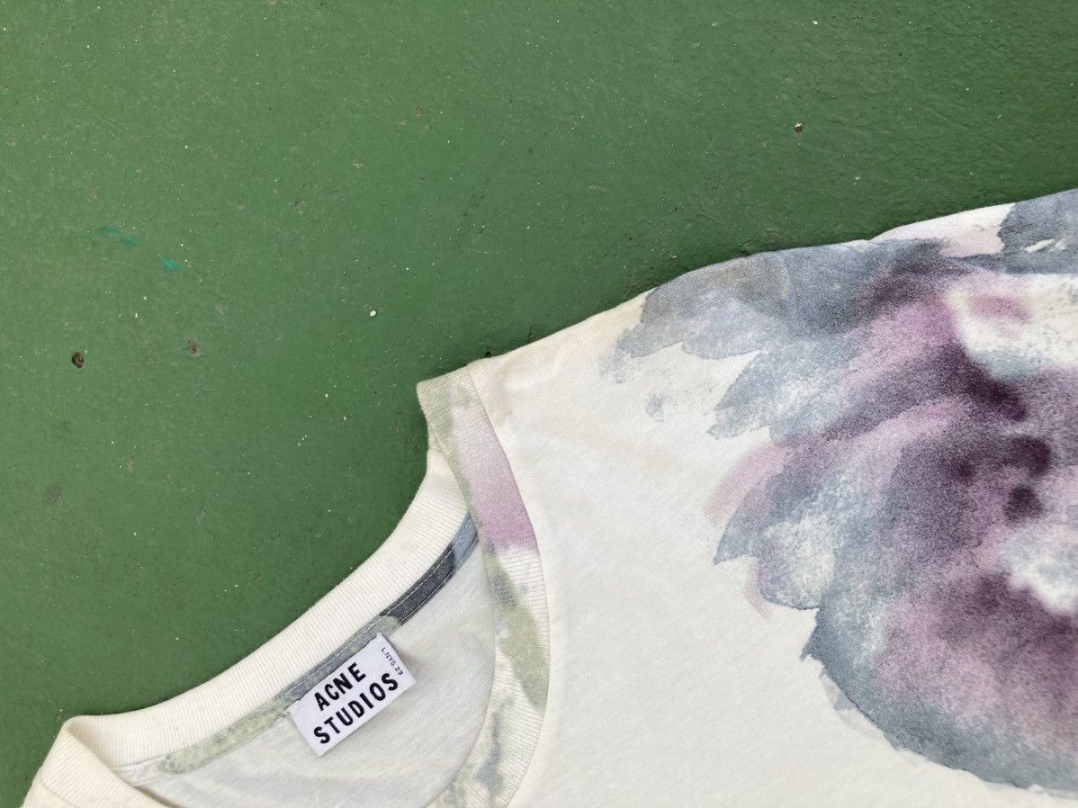 Acne Studios Acne Studios BESS MERCI PRT PAW13 Flowe Print oversize tee Size US M / EU 48-50 / 2 - 7 Thumbnail